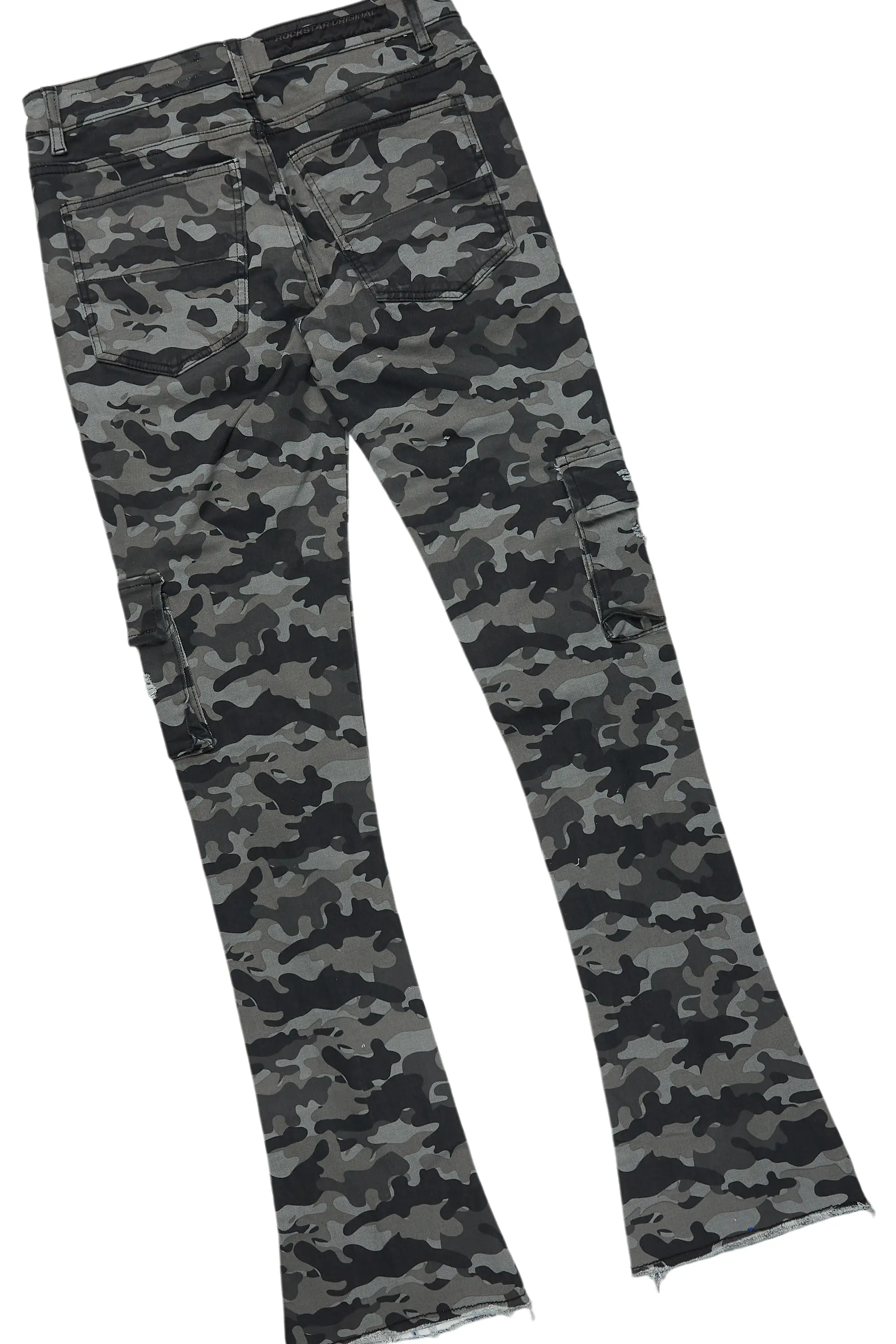 Waller Charcoal Hoodie/Stacked Flare Jean Bundle - Image 9