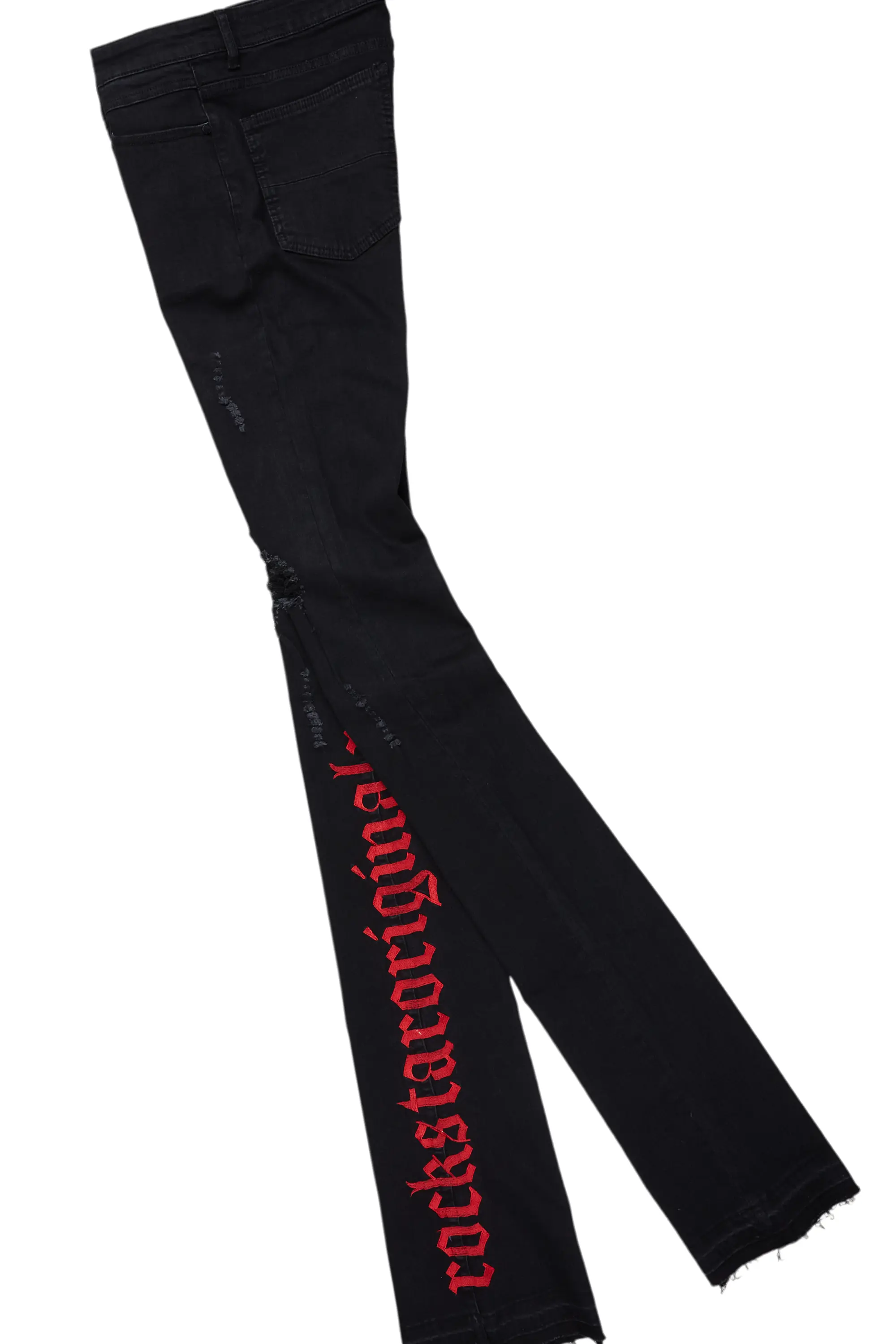 Smitty Black Knit Sweater & Colette Super Stacked Flare Jean Bundle - Image 5