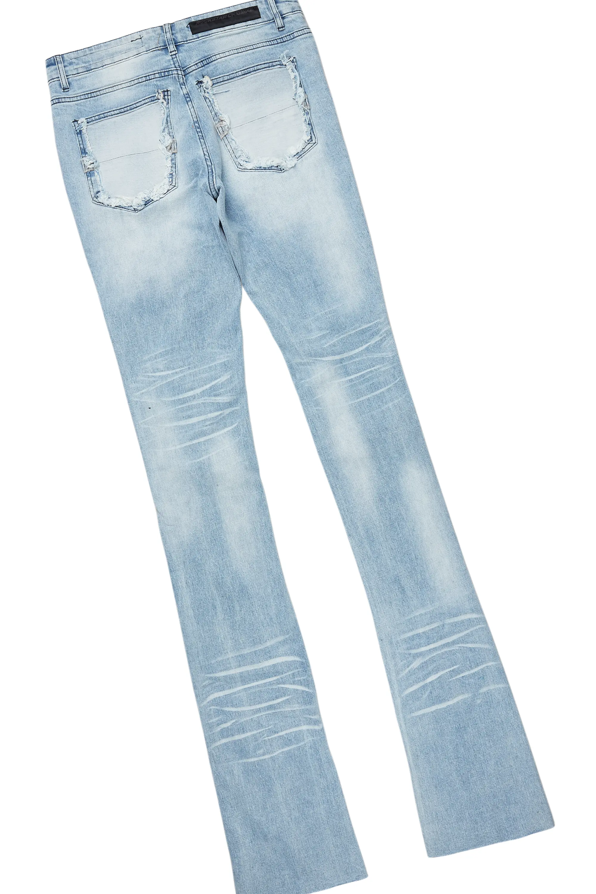 Mallow Purple Knit Sweater/Super Stacked Flare Jean Bundle - Image 10