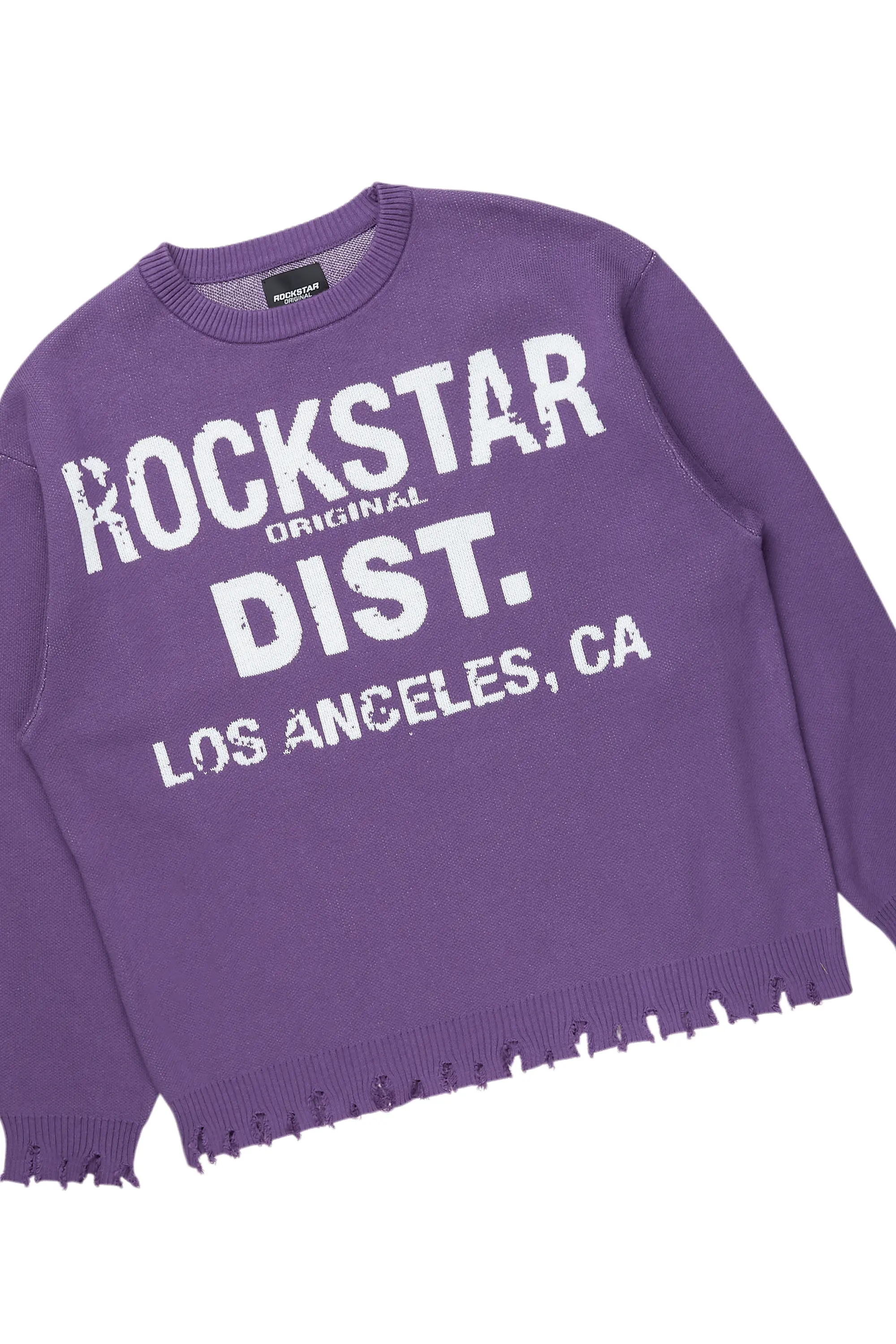 Mallow Purple Knit Sweater/Super Stacked Flare Jean Bundle - Image 8