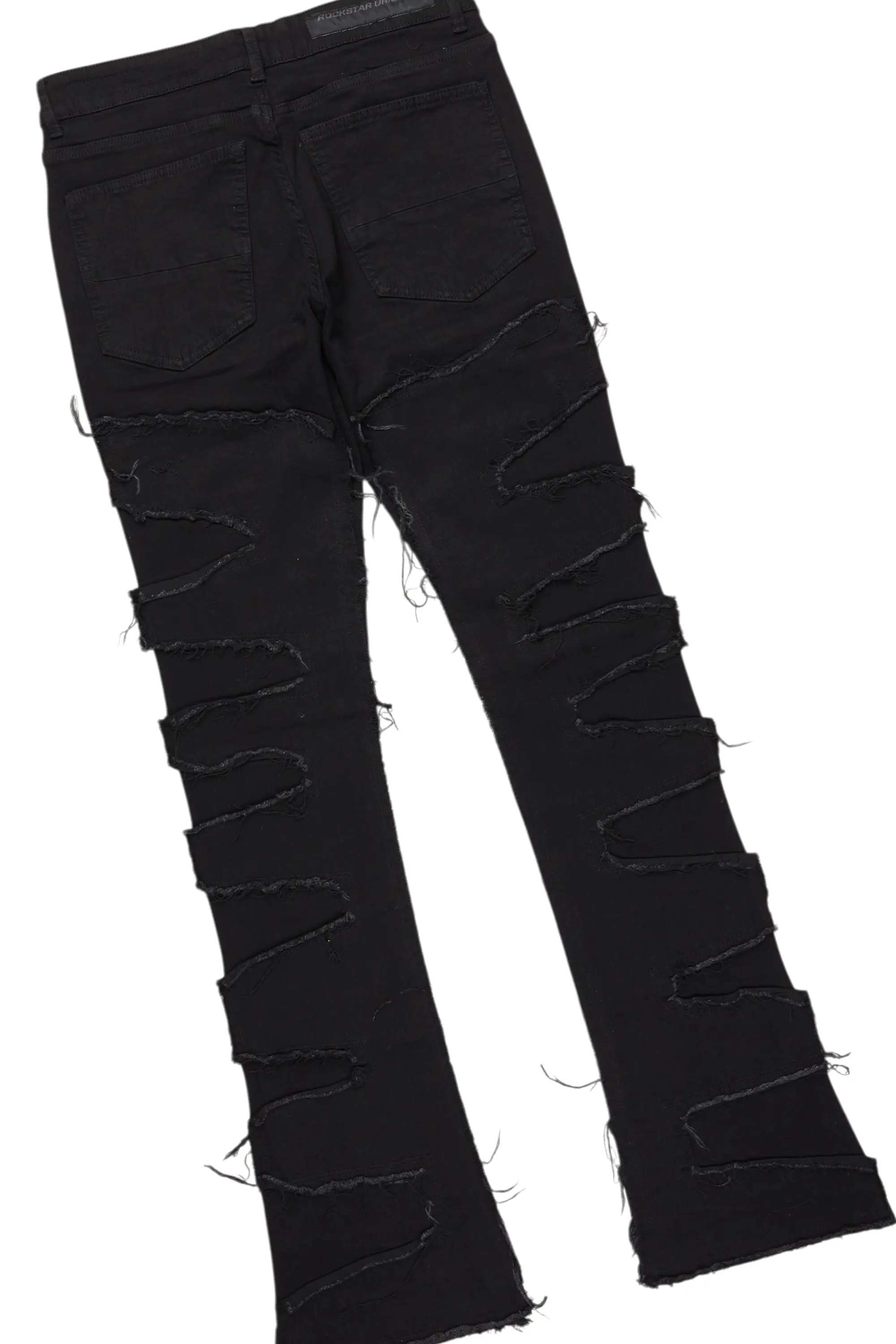 Bernhard Black Knit Sweater/Stacked Flare Jean Bundle - Image 5