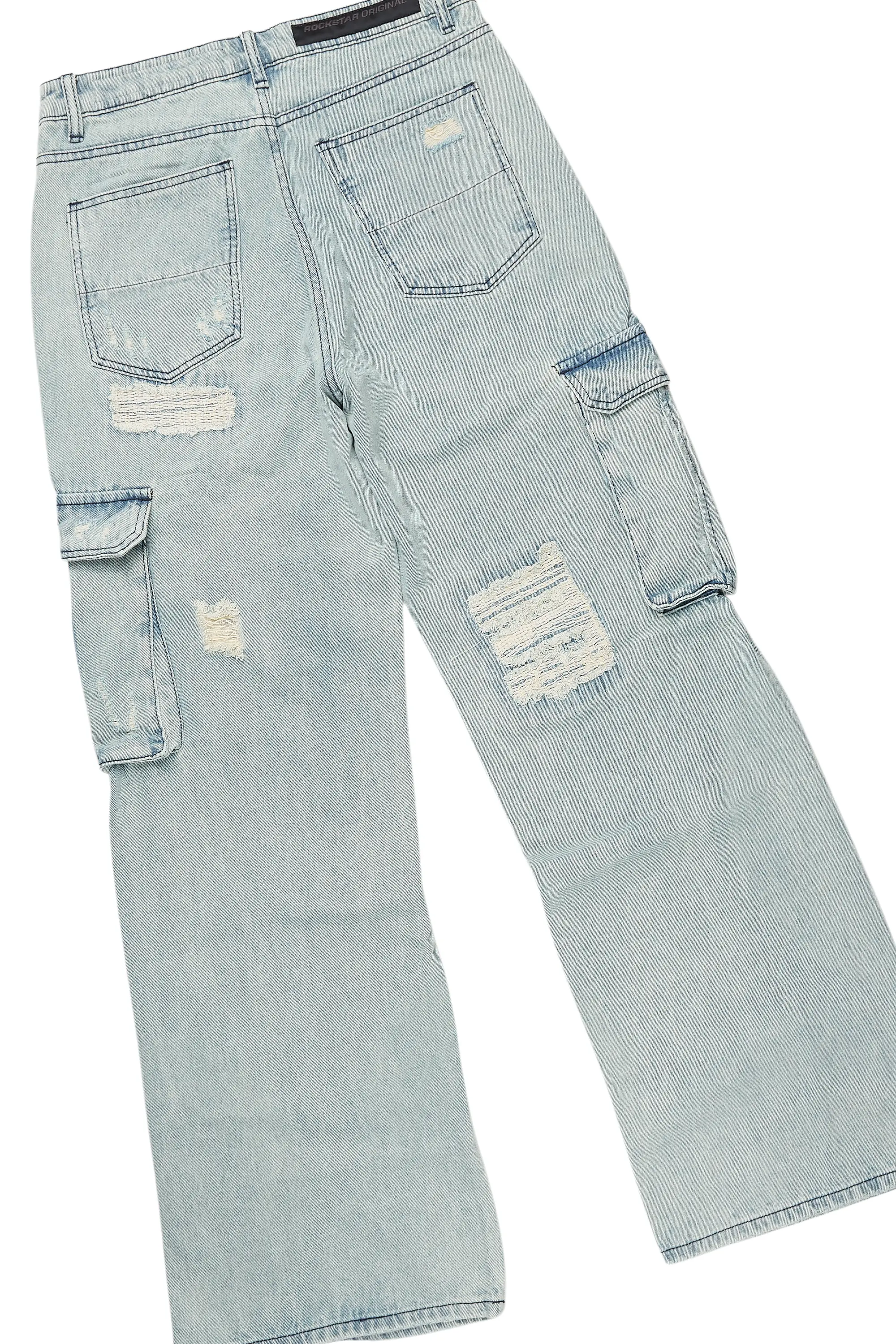 Rune Beige Varsity Jacket & Nand Baggy Jean Bundle - Image 6