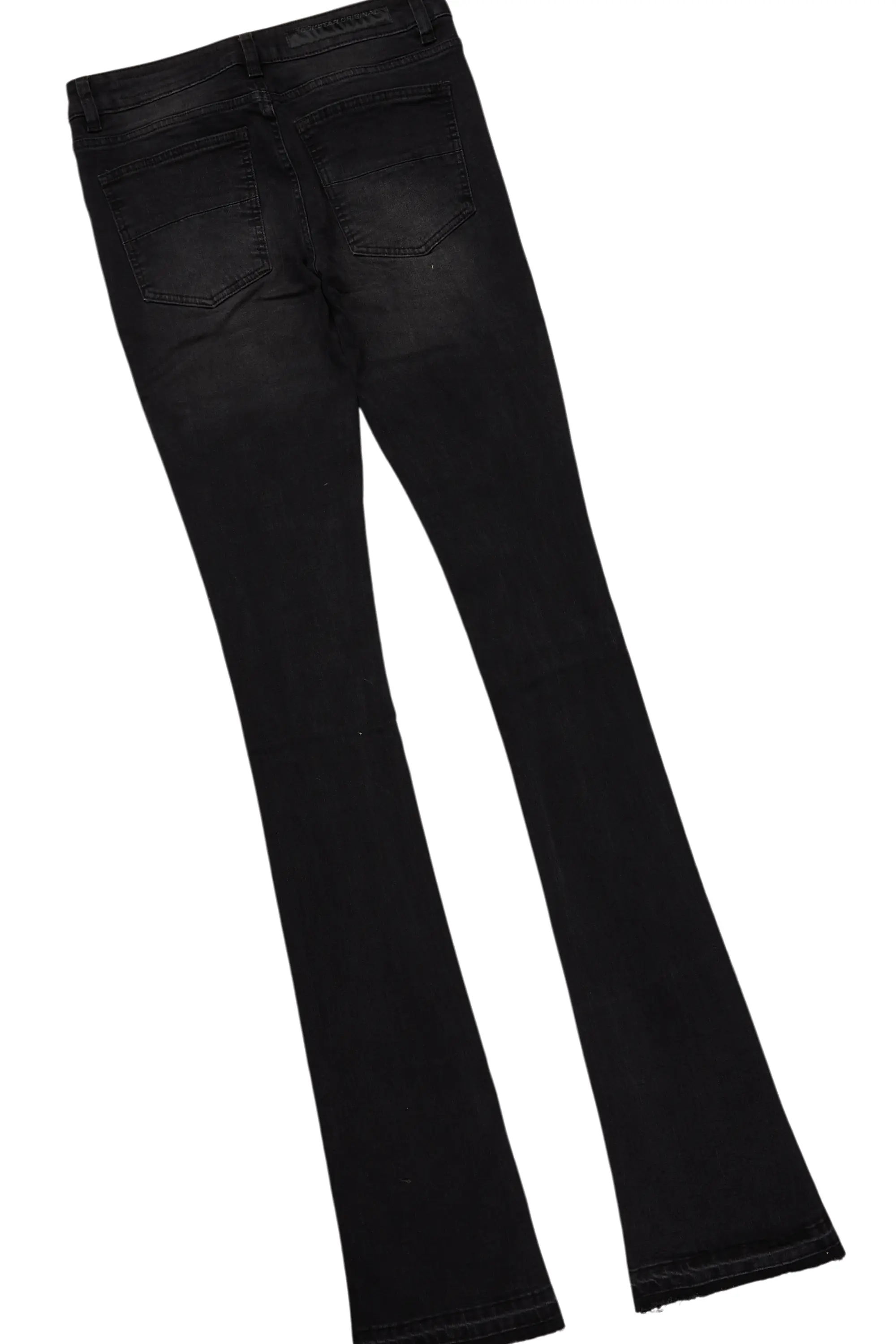 Smitty Black Hoodie & Stellan Stacked Flare Jean Bundle - Image 4