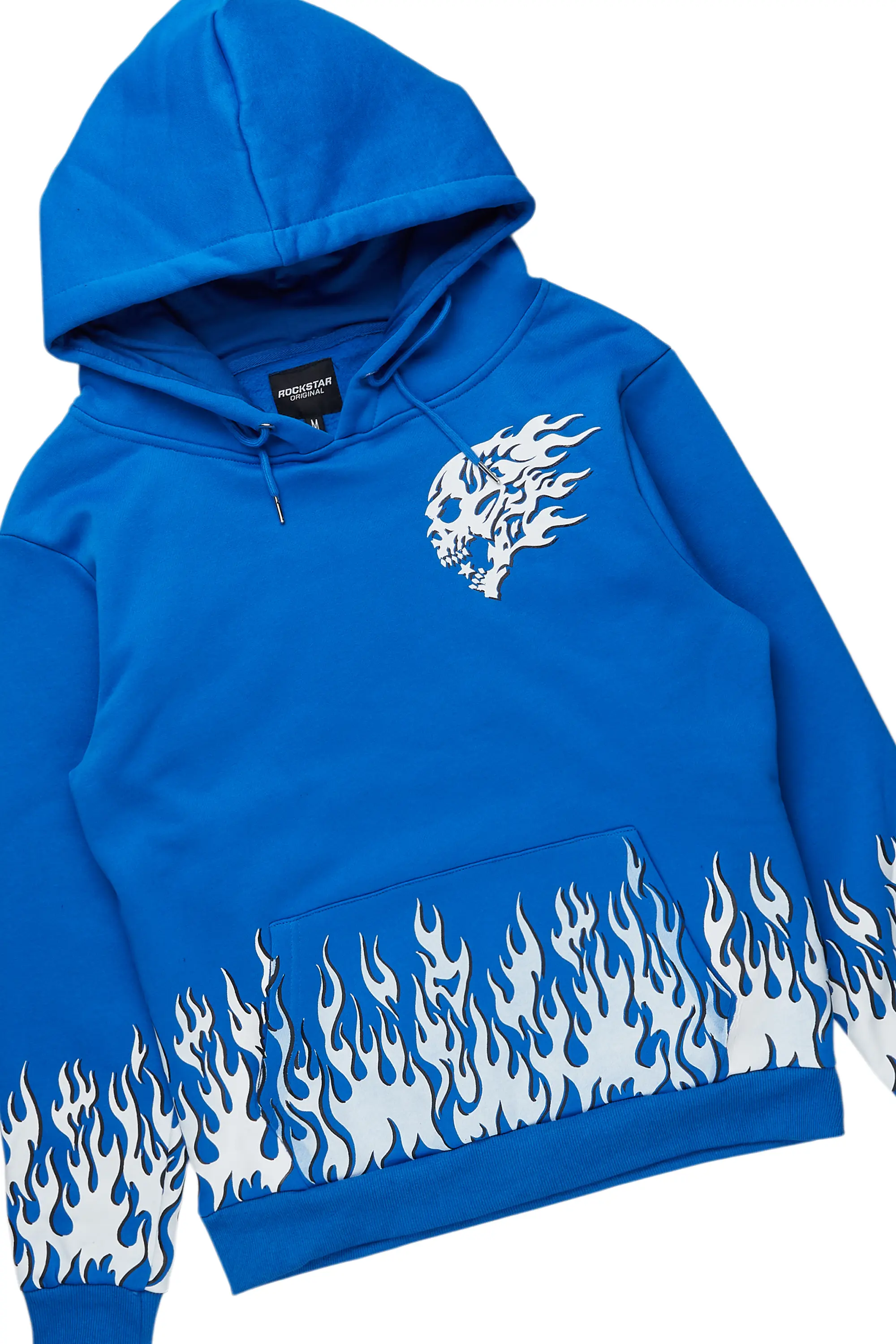 Bubble Royal Blue Hoodie/Baggy Fit Jean Bundle - Image 2