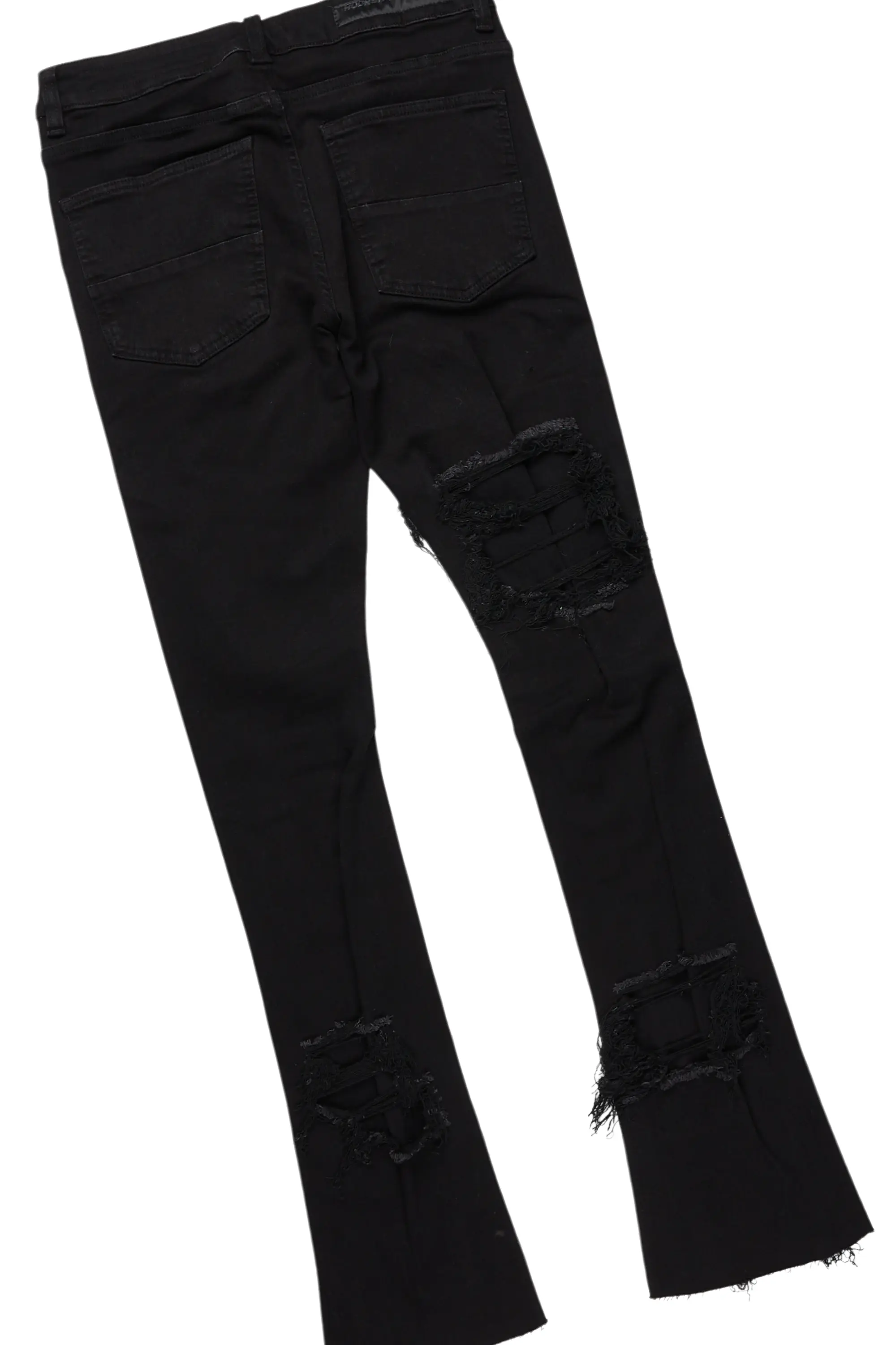 Amos Black Hoodie/Stacked Jean Bundle - Image 9