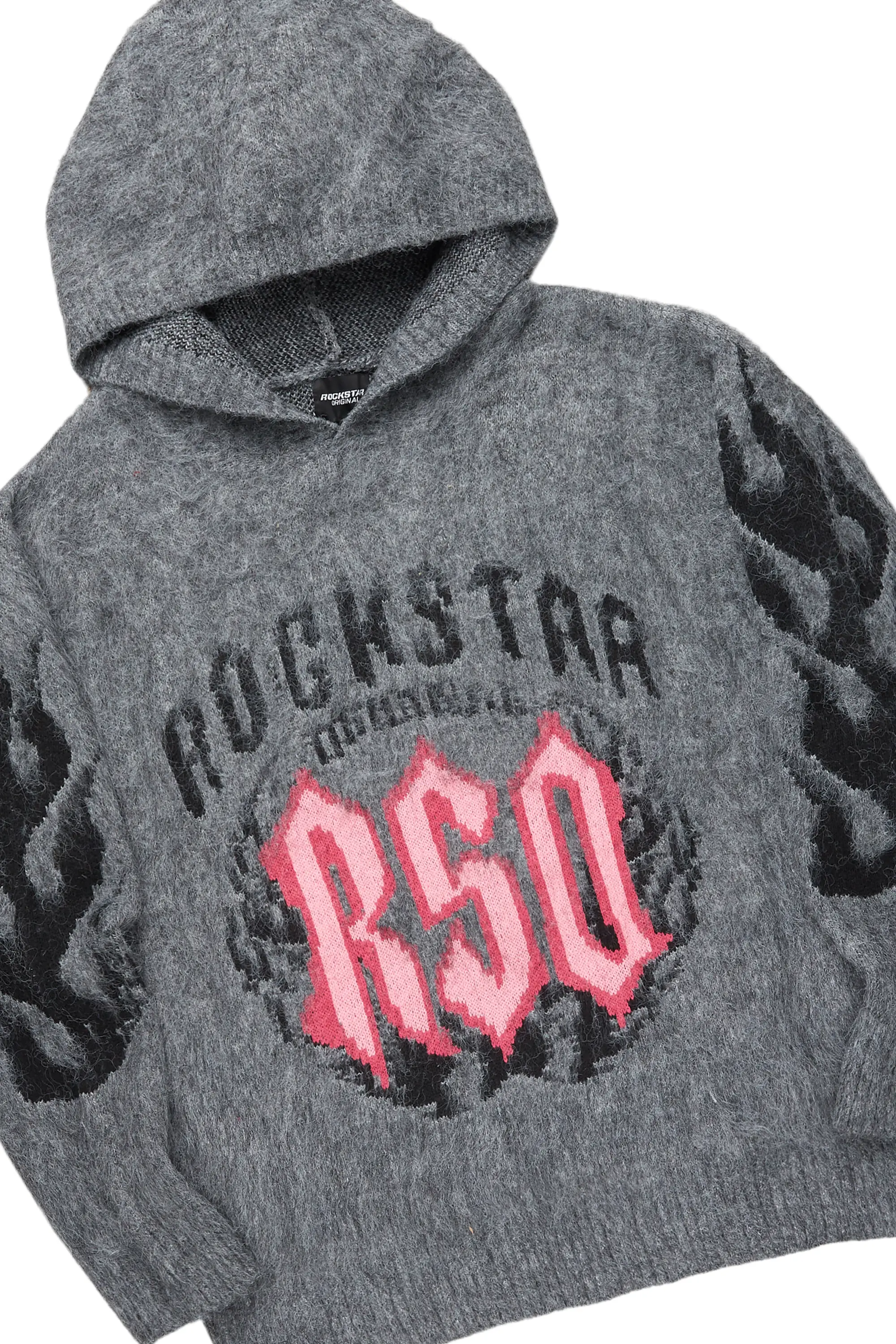 Boaz Black Hoodie & Deco Stacked Flare PU Jean Bundle - Image 2