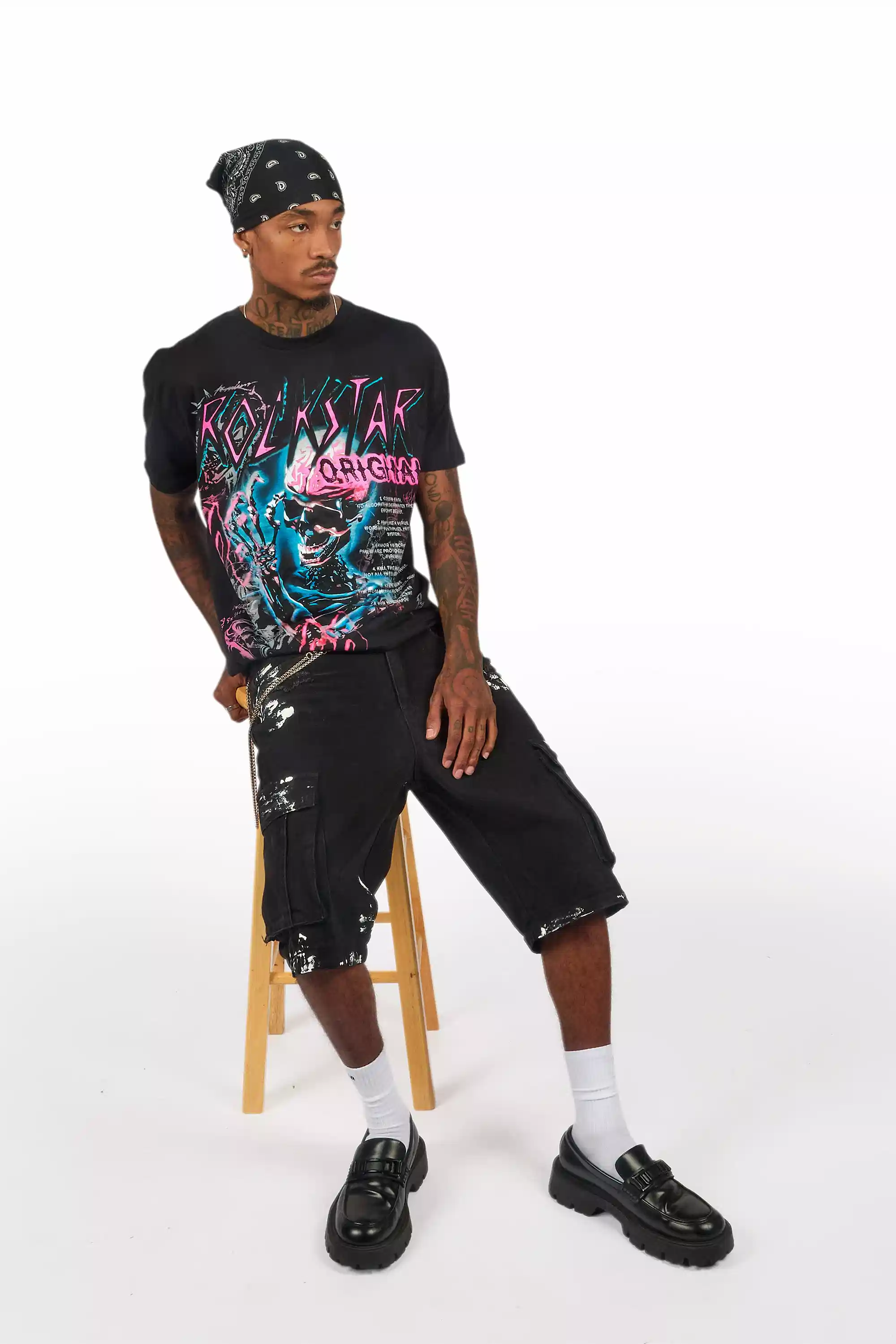Brookwood Black Hoodie/Baggy Fit Jean Bundle - Image 2
