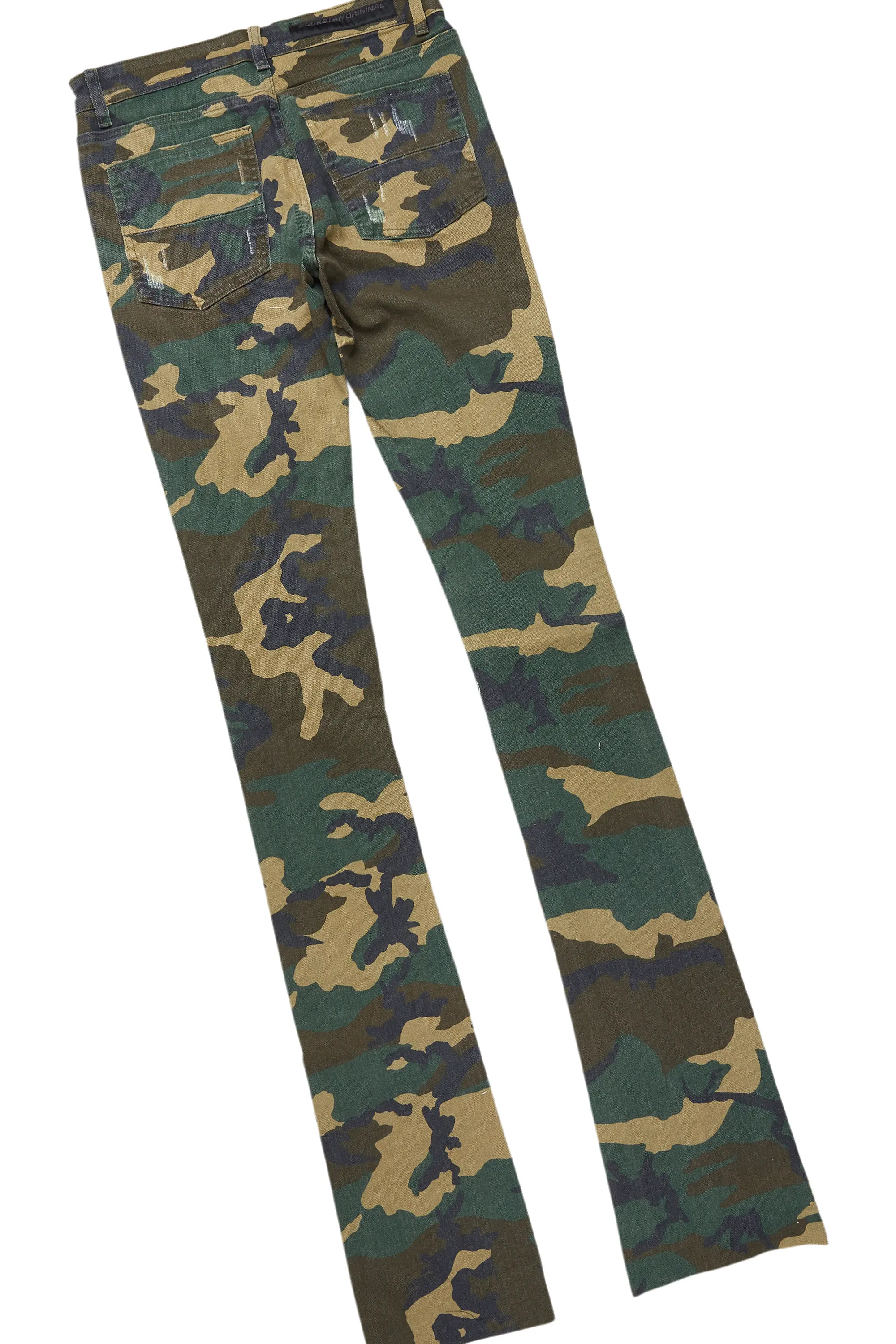 Lake Khaki Hoodie & Petrus Stacked Flare Jean Bundle - Image 9