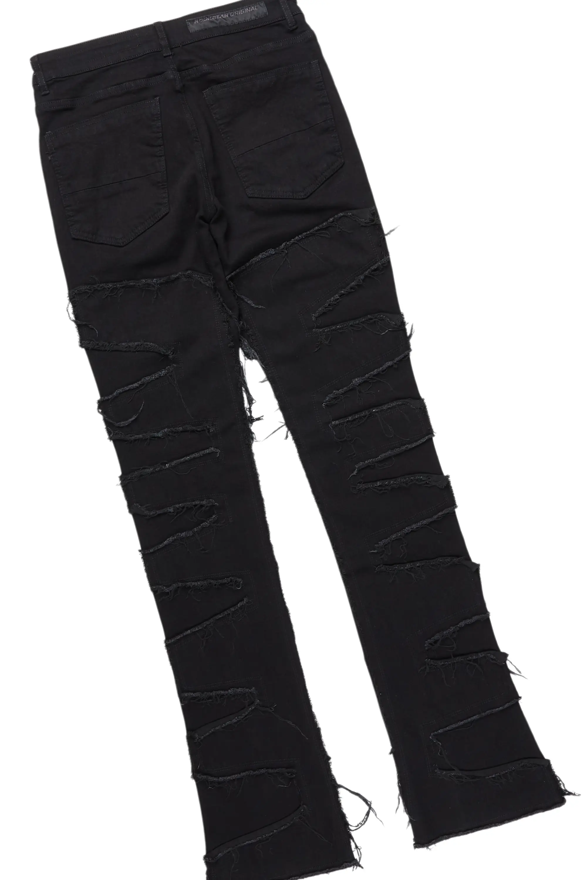 Tally Black Hoodie/Stacked Flare Jean Bundle - Image 4