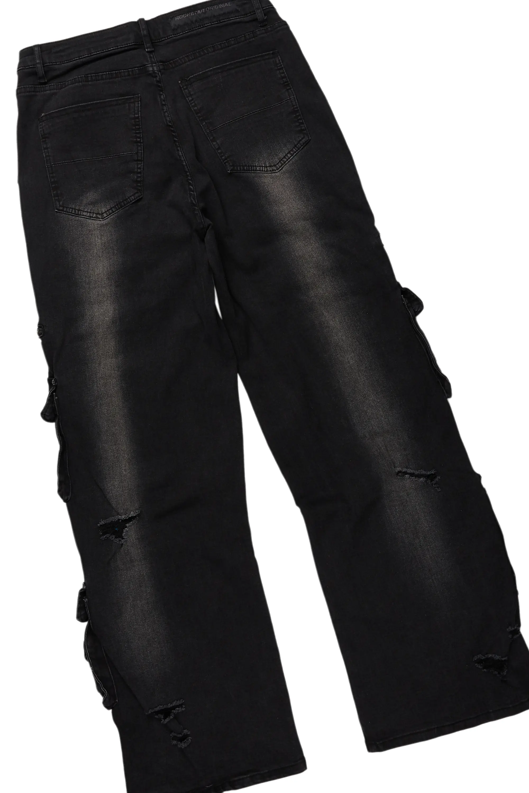 Fields Black/Purple Double Layer T-Shirt & Zorig Baggy Fit Jean Bundle - Image 5