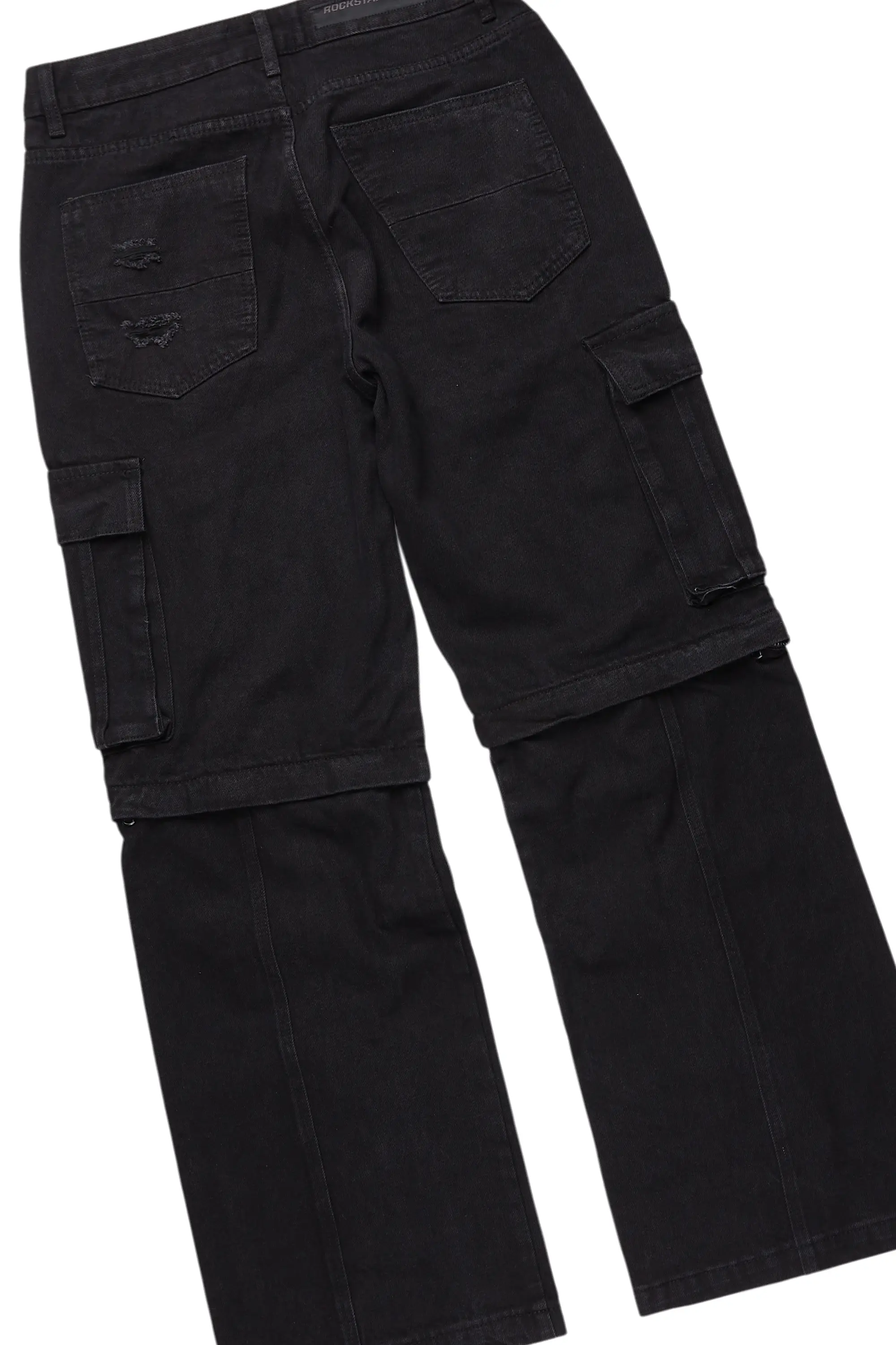 States Black Mohair Hoodie/Baggy Fit Jean Bundle - Image 9