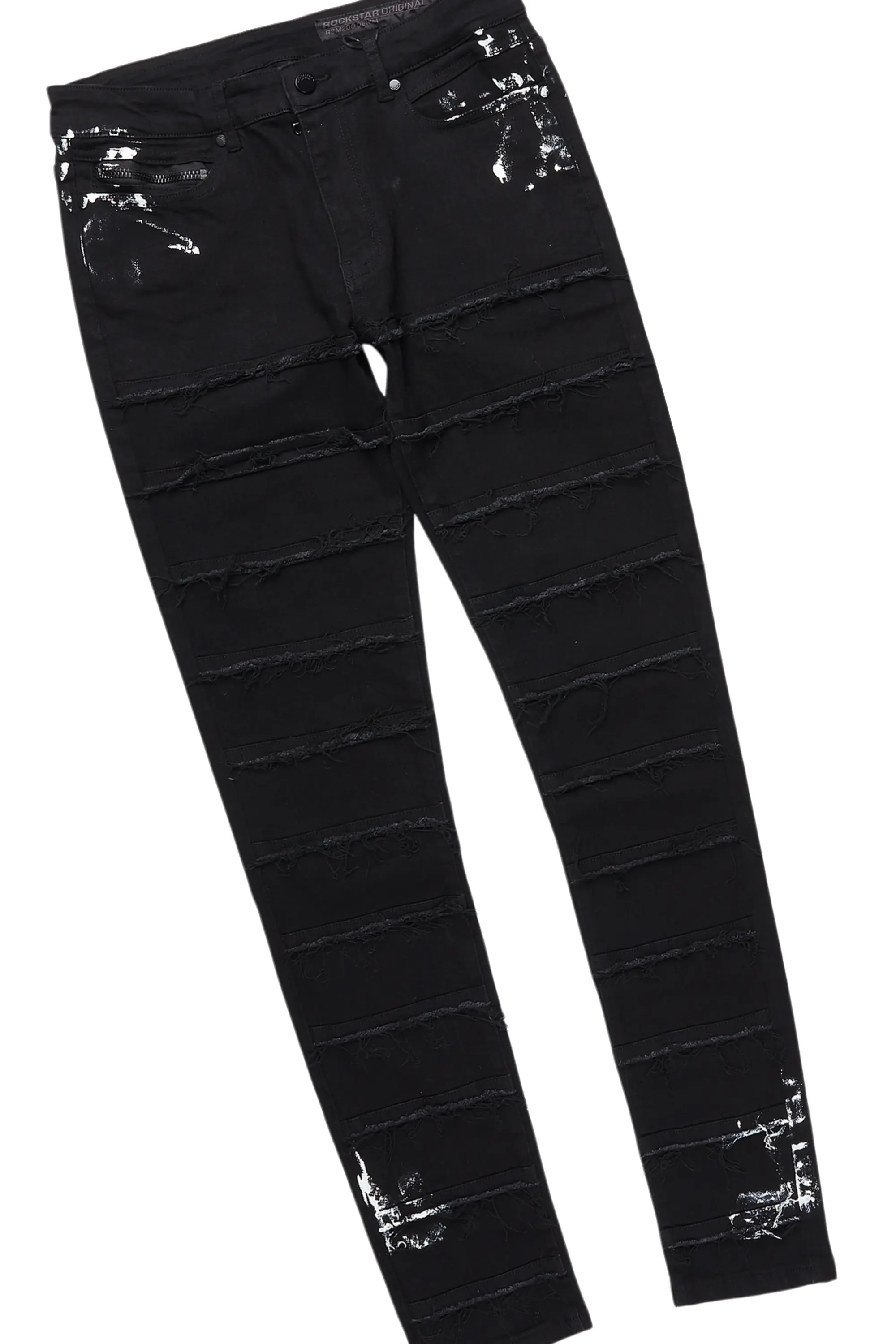 All Seeing Eyes Black Hoodie/Slim Fit Jean Set - Image 3