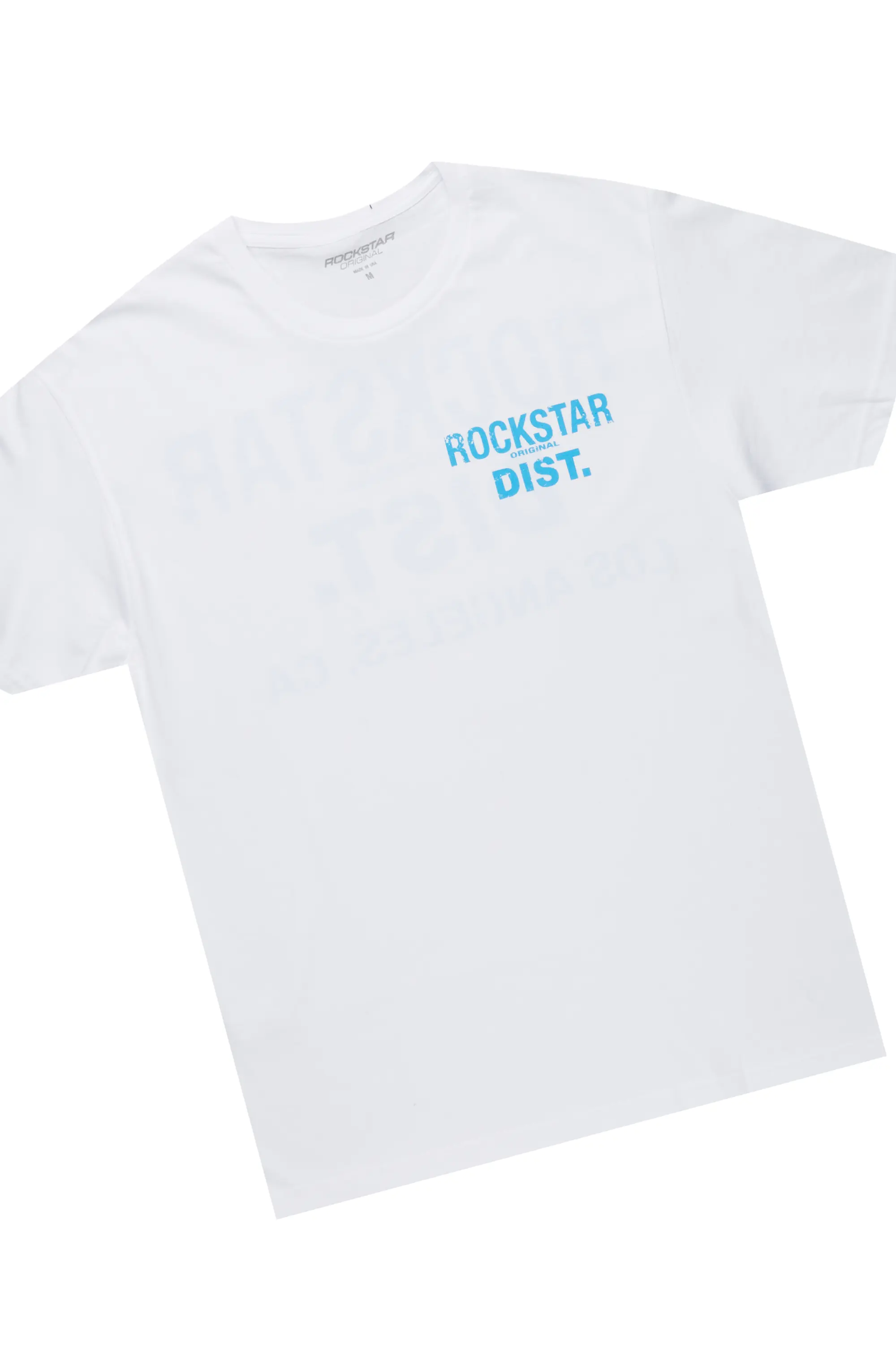 Lake White/Blue T-Shirt/Baggy Fit Cargo Jean Set - Image 7
