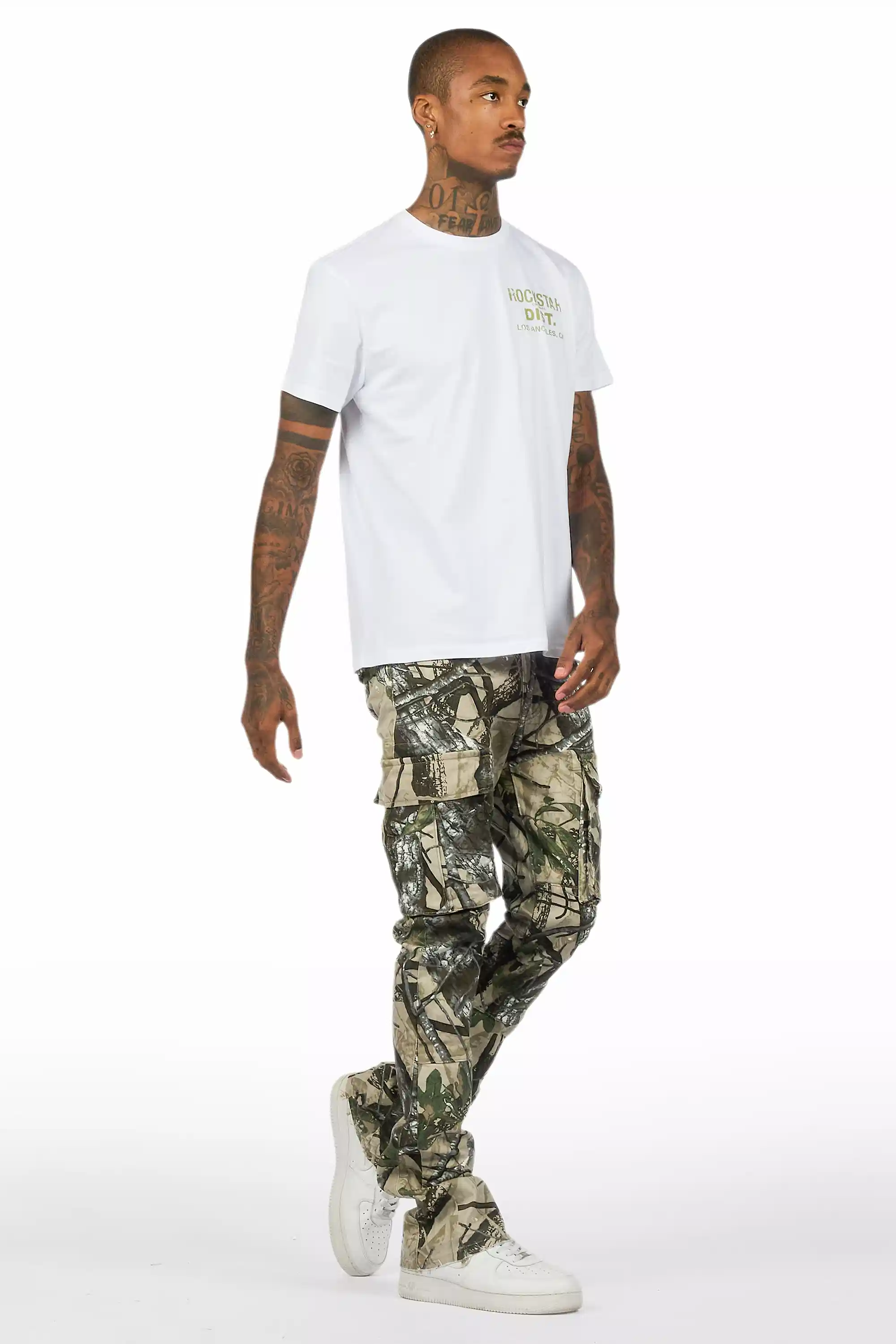 Lake White T-Shirt/Stacked Flare Jean Bundle - Image 4