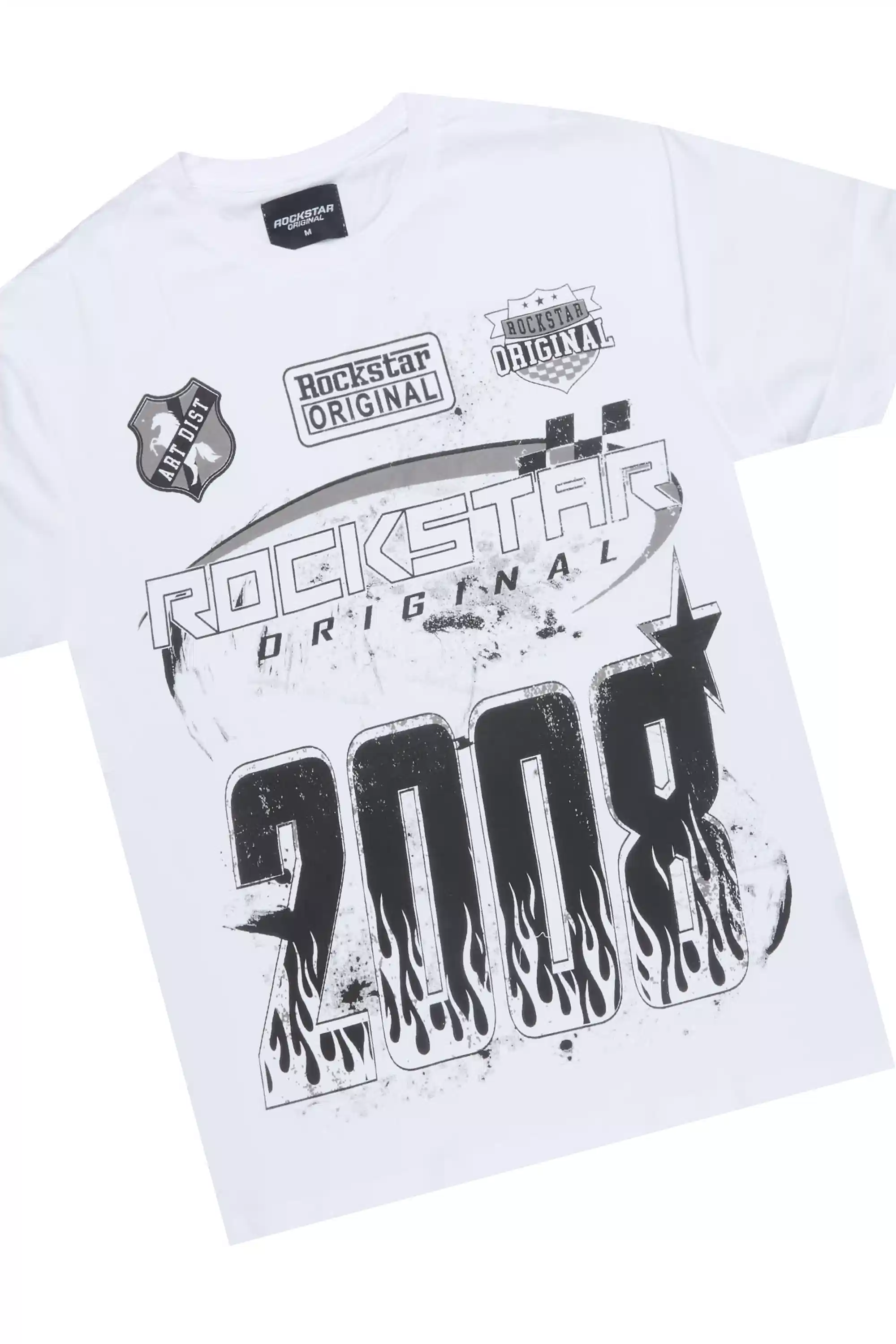 Amos White Camo T-Shirt/Stacked Flare Jean Bundle - Image 2