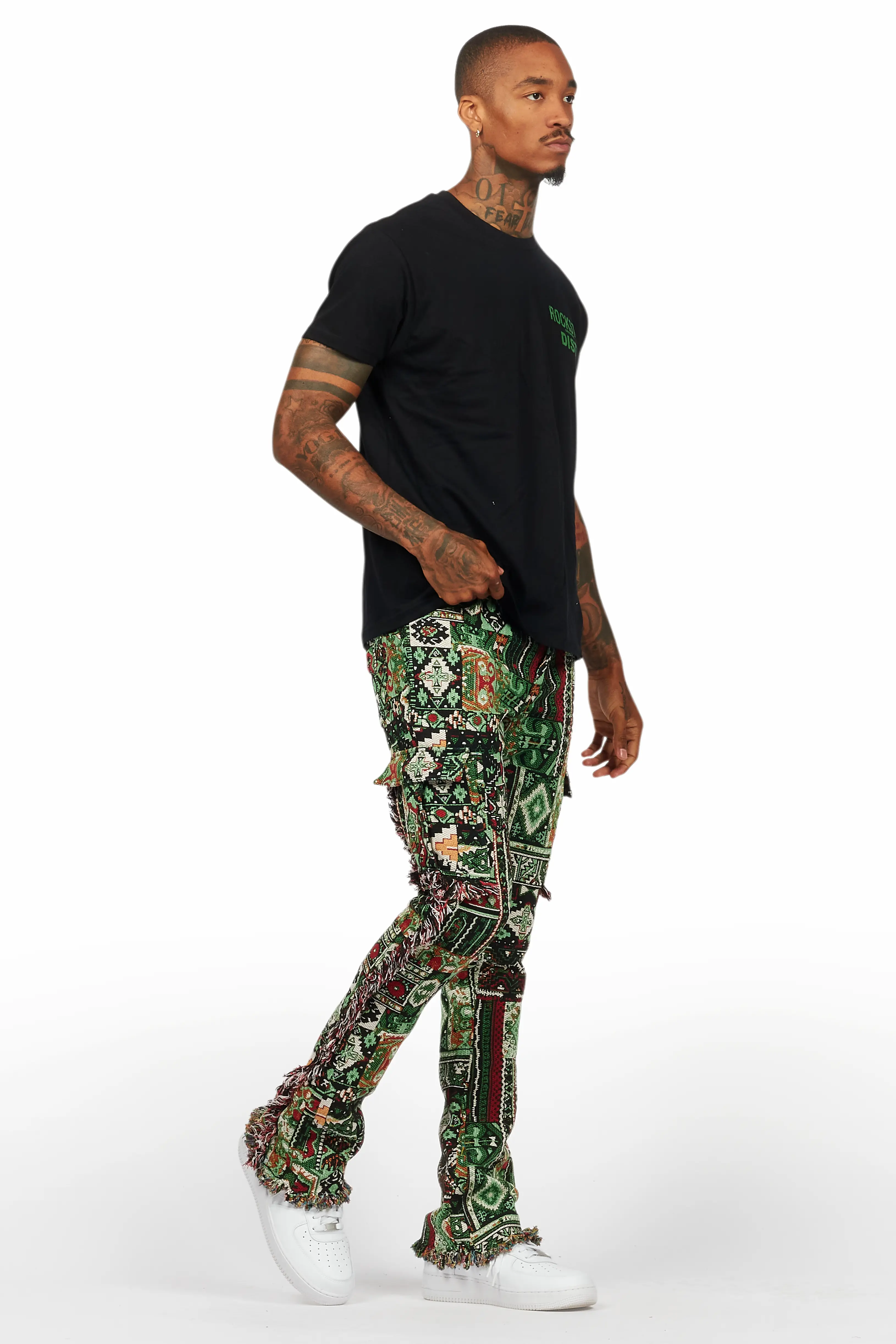 Lake Black/Green T-Shirt/Tapestry Jean Bundle - Image 6