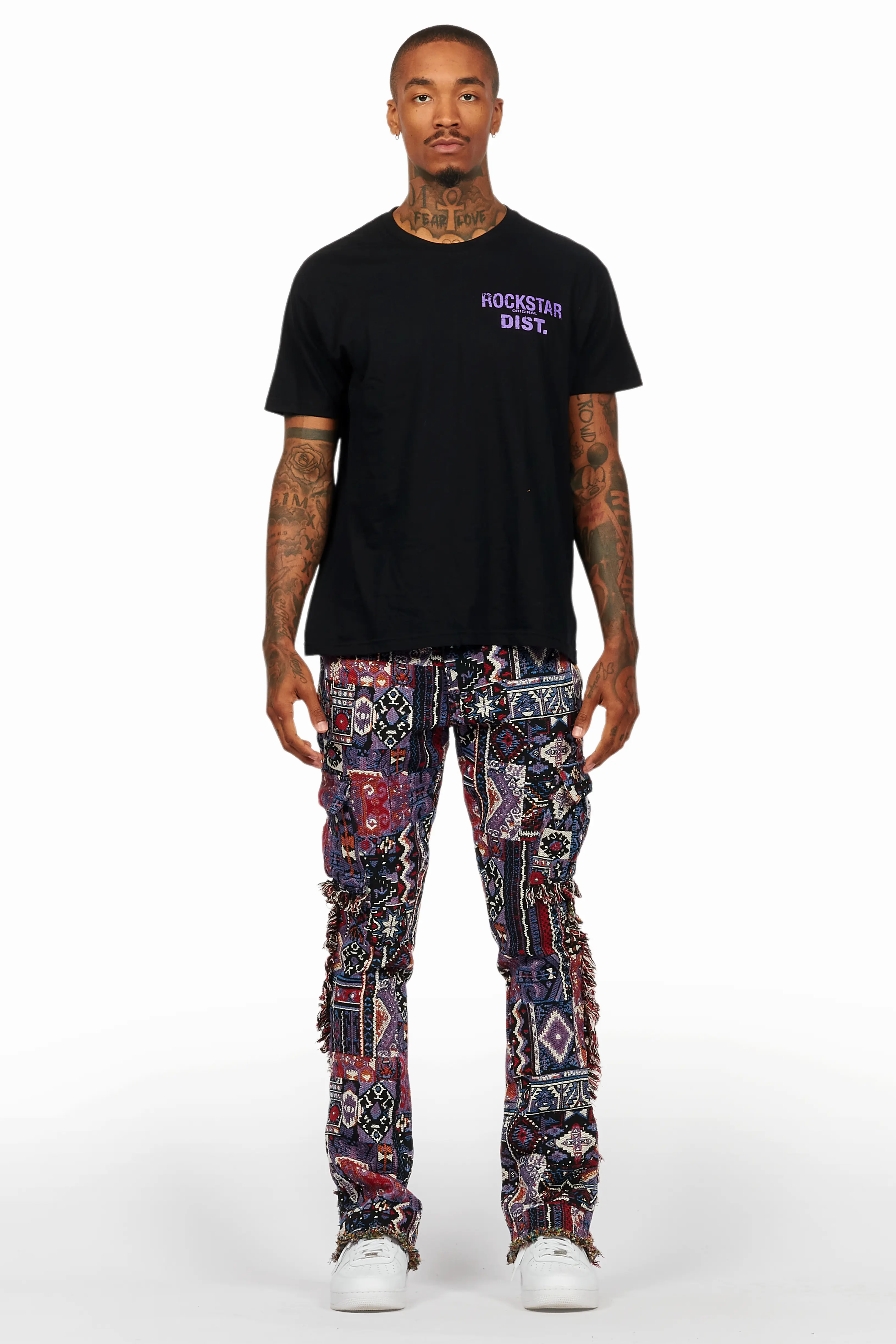 Lake Black/Purple T-Shirt/Tapestry Jean Bundle - Image 2