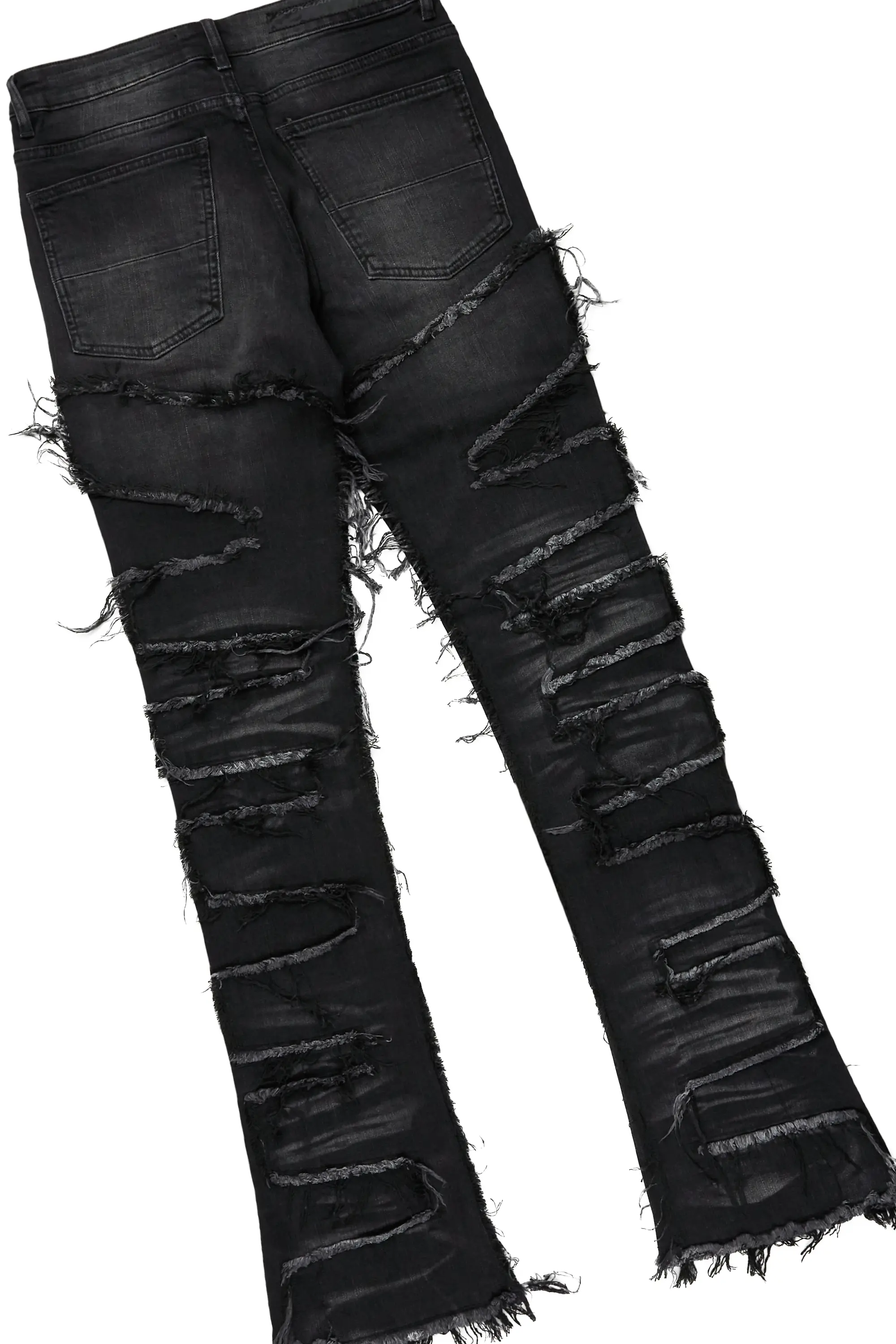 Fenton Vintage Black T-Shirt/Stacked Flare Jean Bundle - Image 4