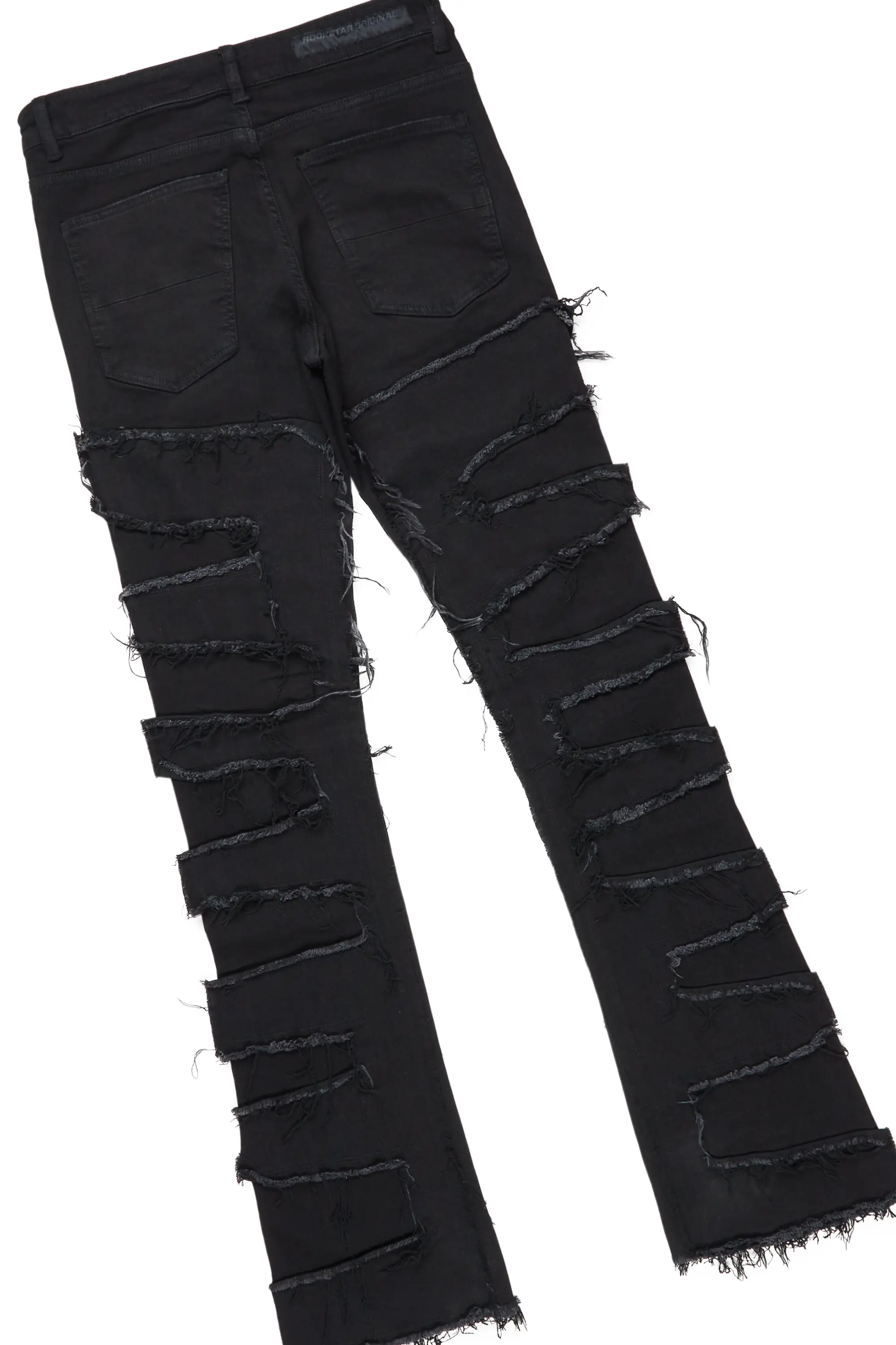 Schmear Black T-Shirt/Stacked Flare Jean Bundle - Image 4