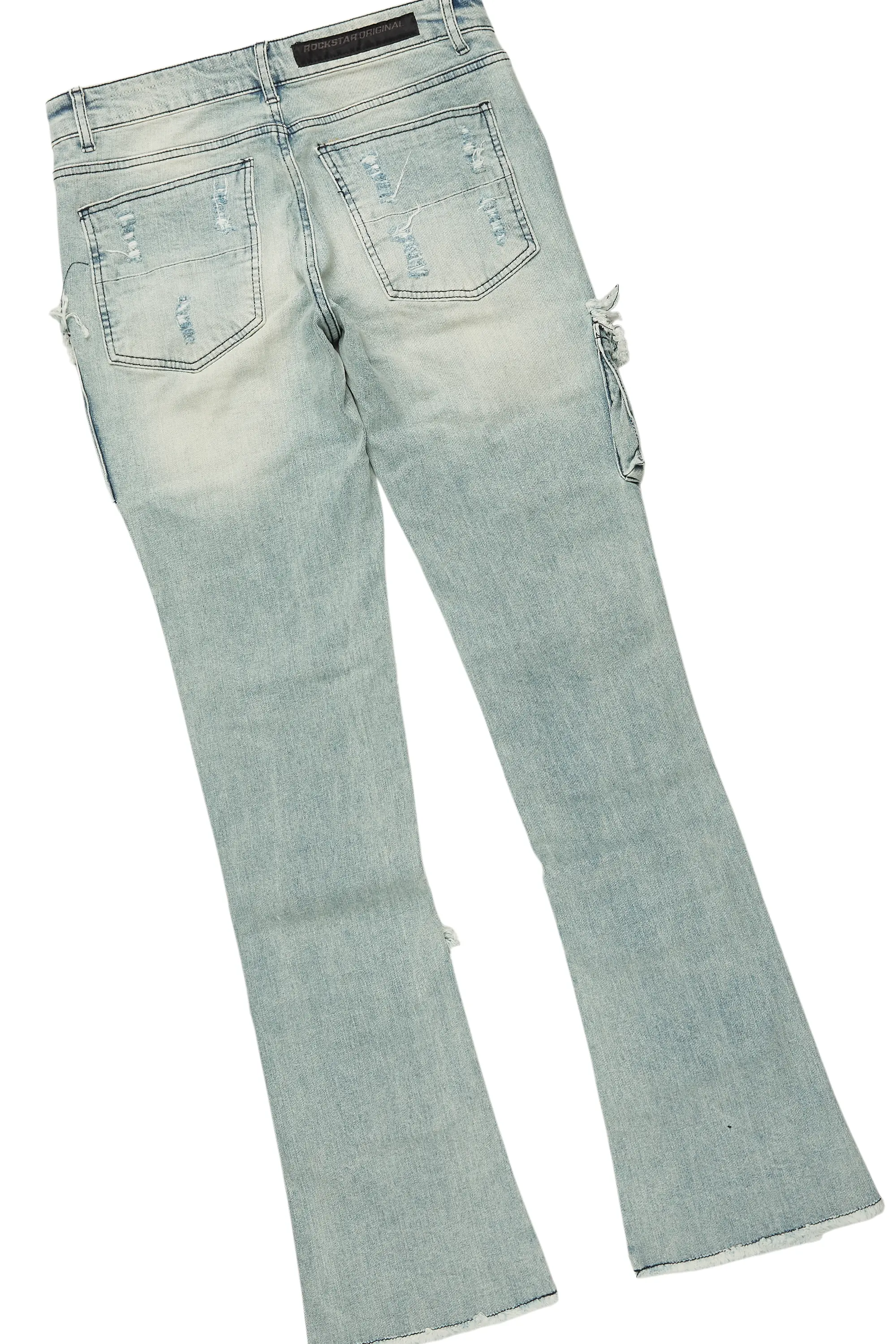 Dallan Black/Blue T-Shirt/Stacked Flare Jean Bundle - Image 9