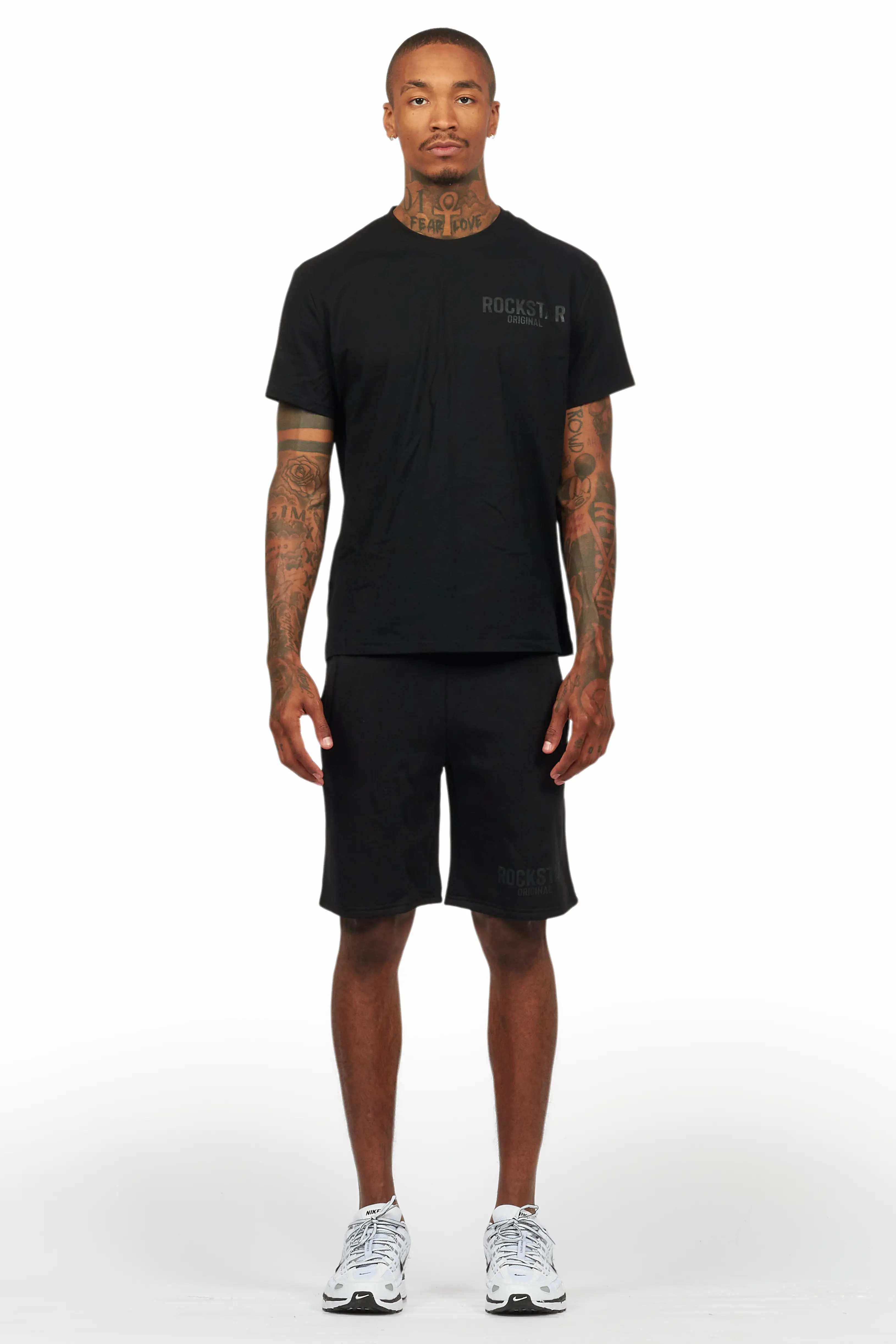 Sana Black/Black Short Set - Image 2