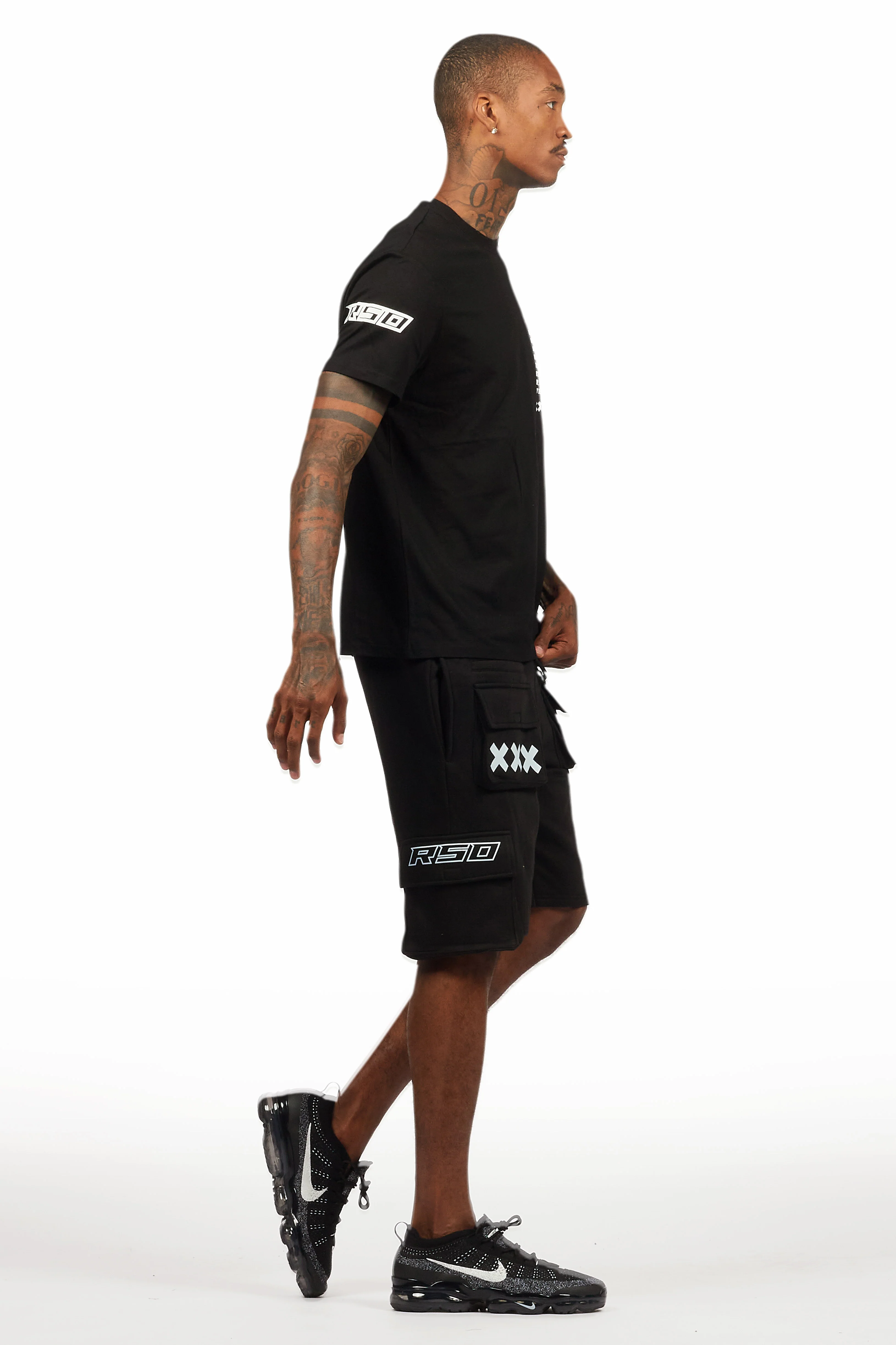 Jash Black/White Short Set - Image 8