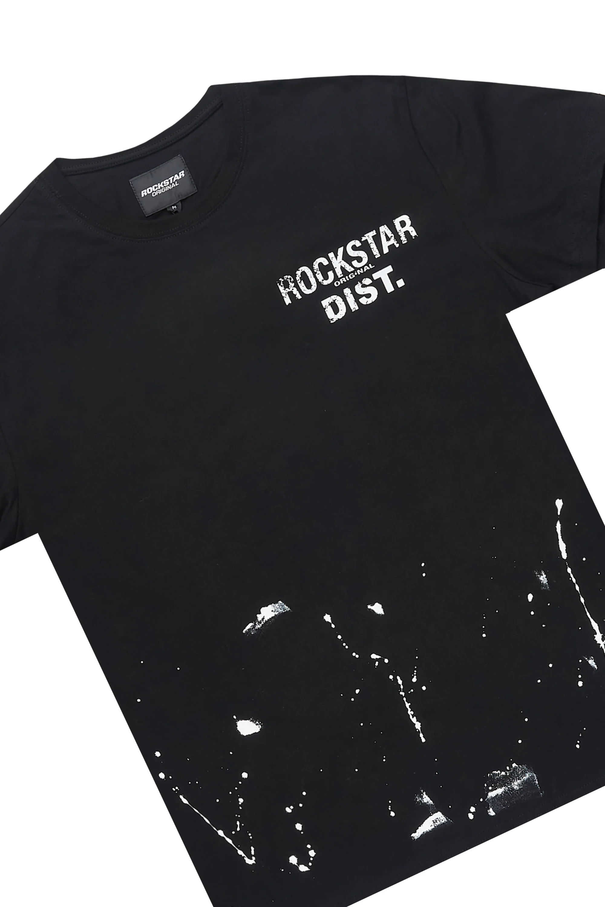 Raffer Black/White T-Shirt Cargo Shorts Set - Image 6