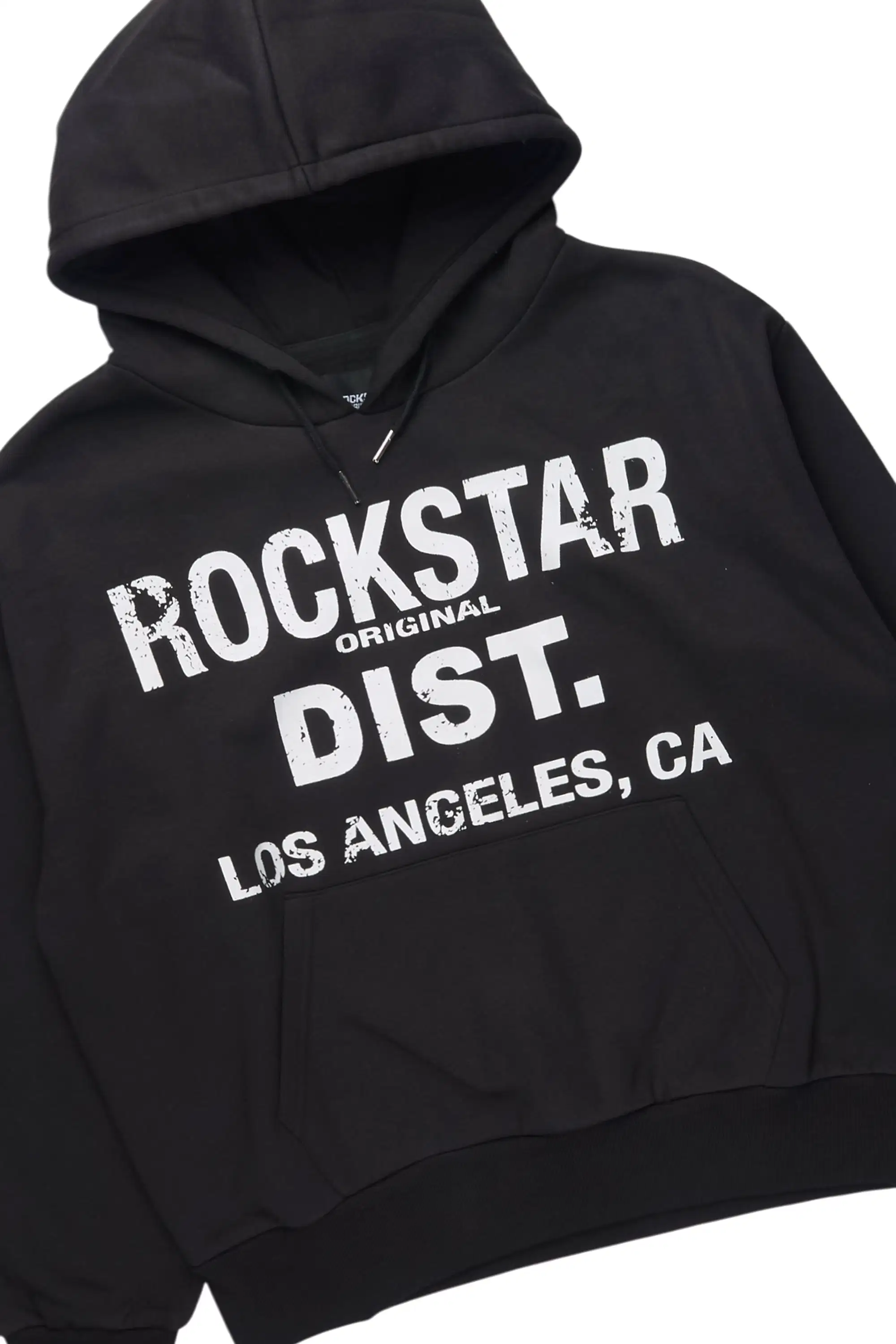 Saxon Black/Camo Hoodie/Stacked Flare Jean Set - Image 6