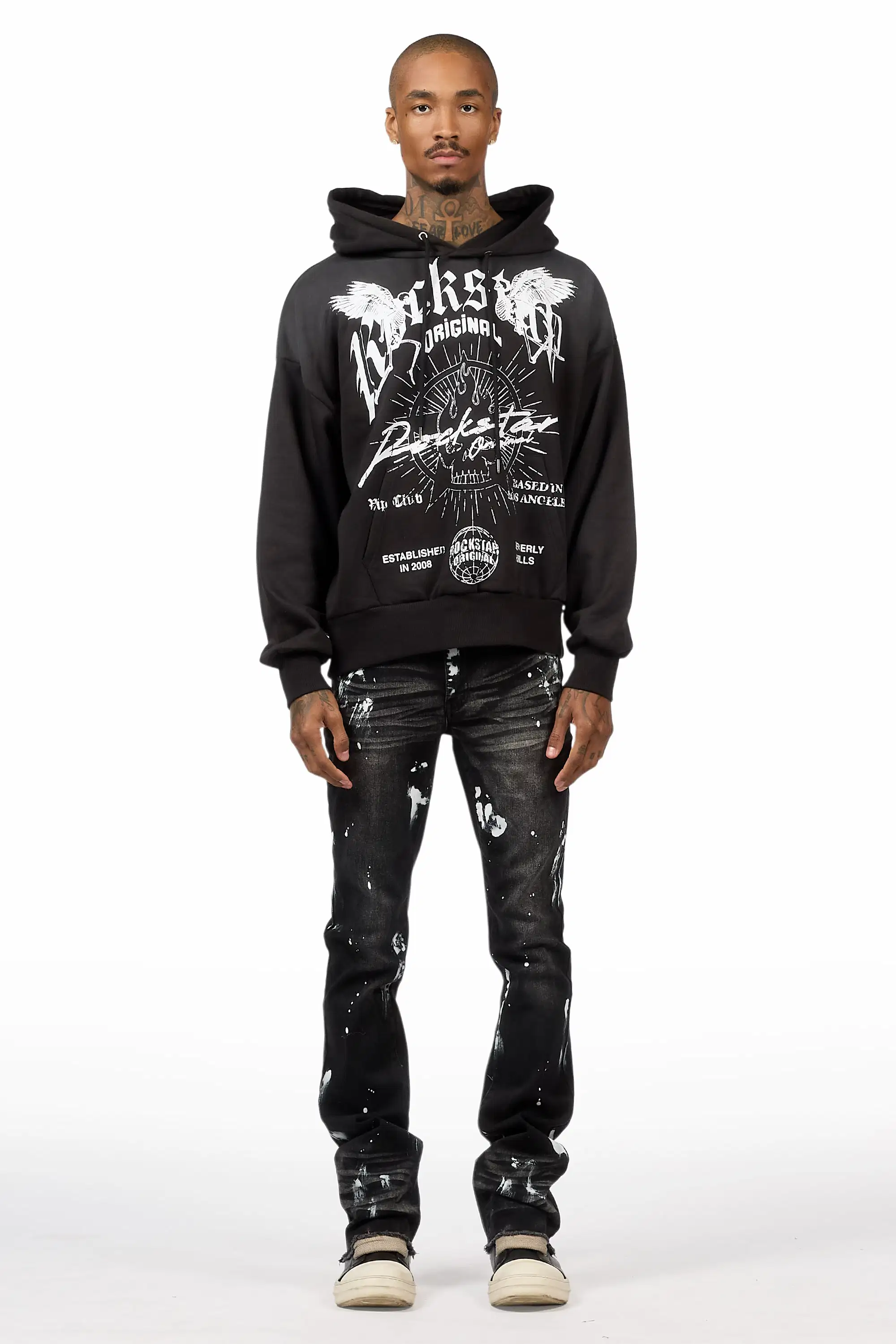 Tally Black Hoodie & Painter Jean Bundle - Image 2