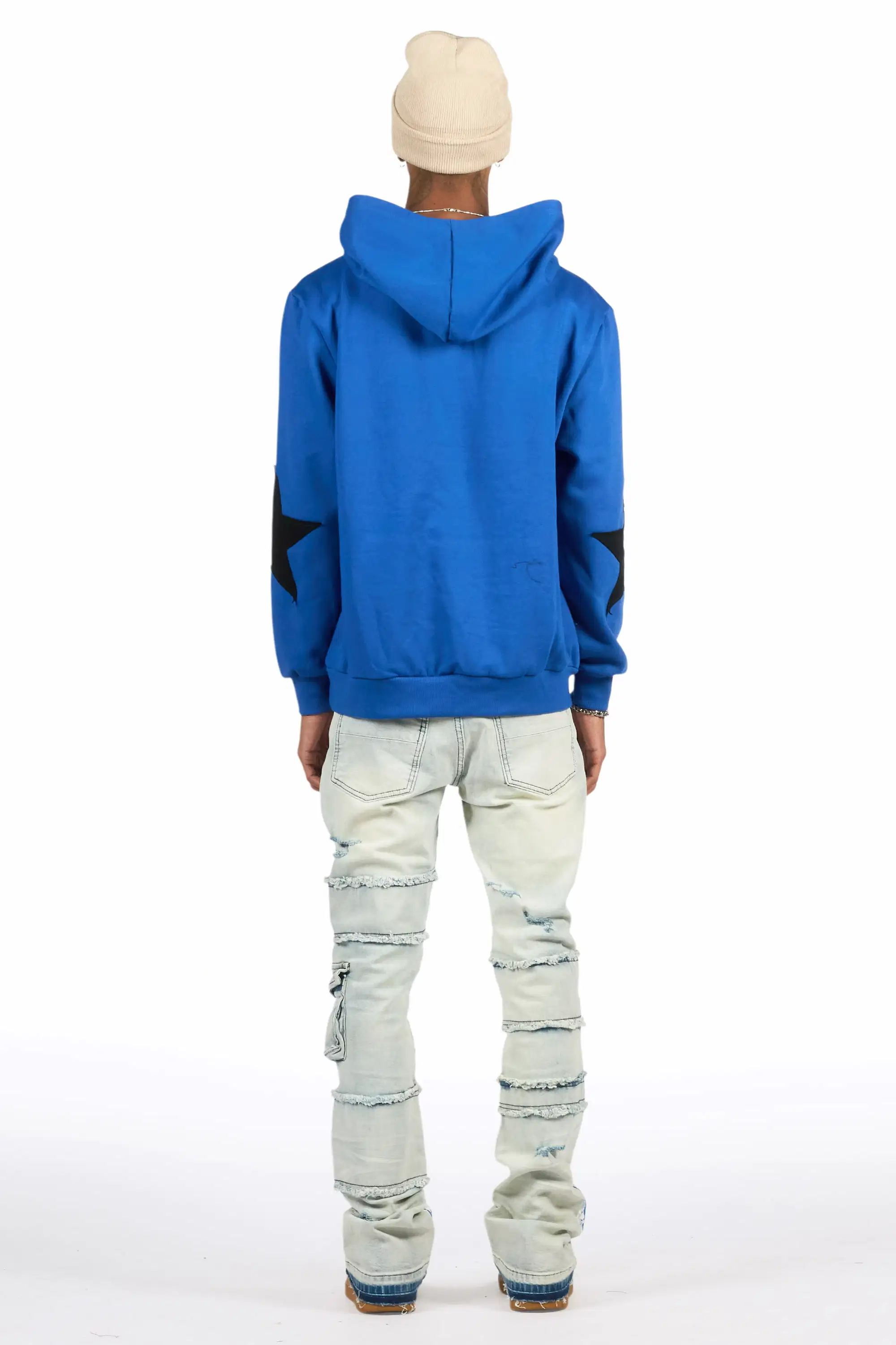 States 2.0 Royal/Light Blue Hoodie/Stacked Flare Jean Set - Image 4