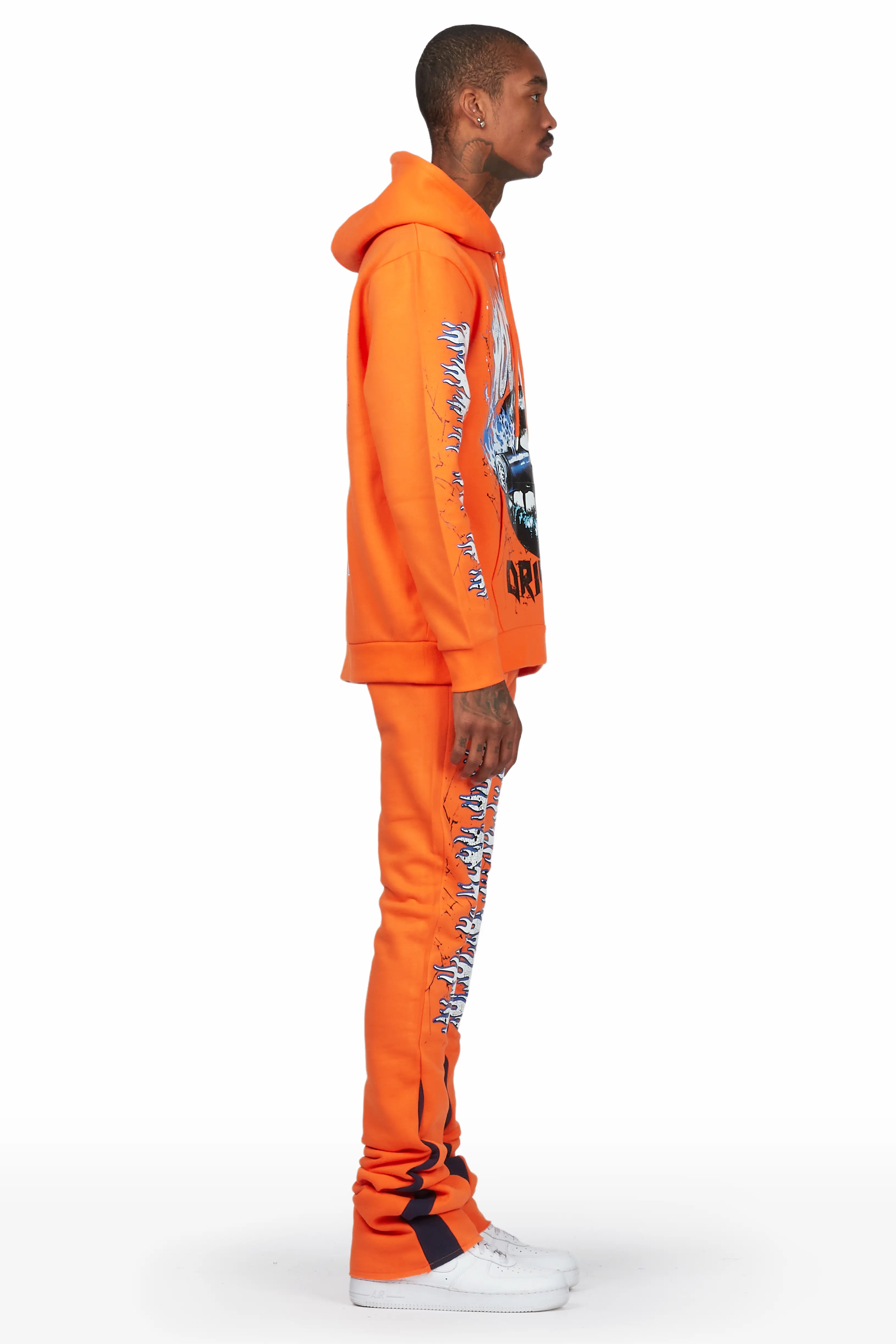 Jaxx Orange Super Stacked Flared Track Set - Image 3