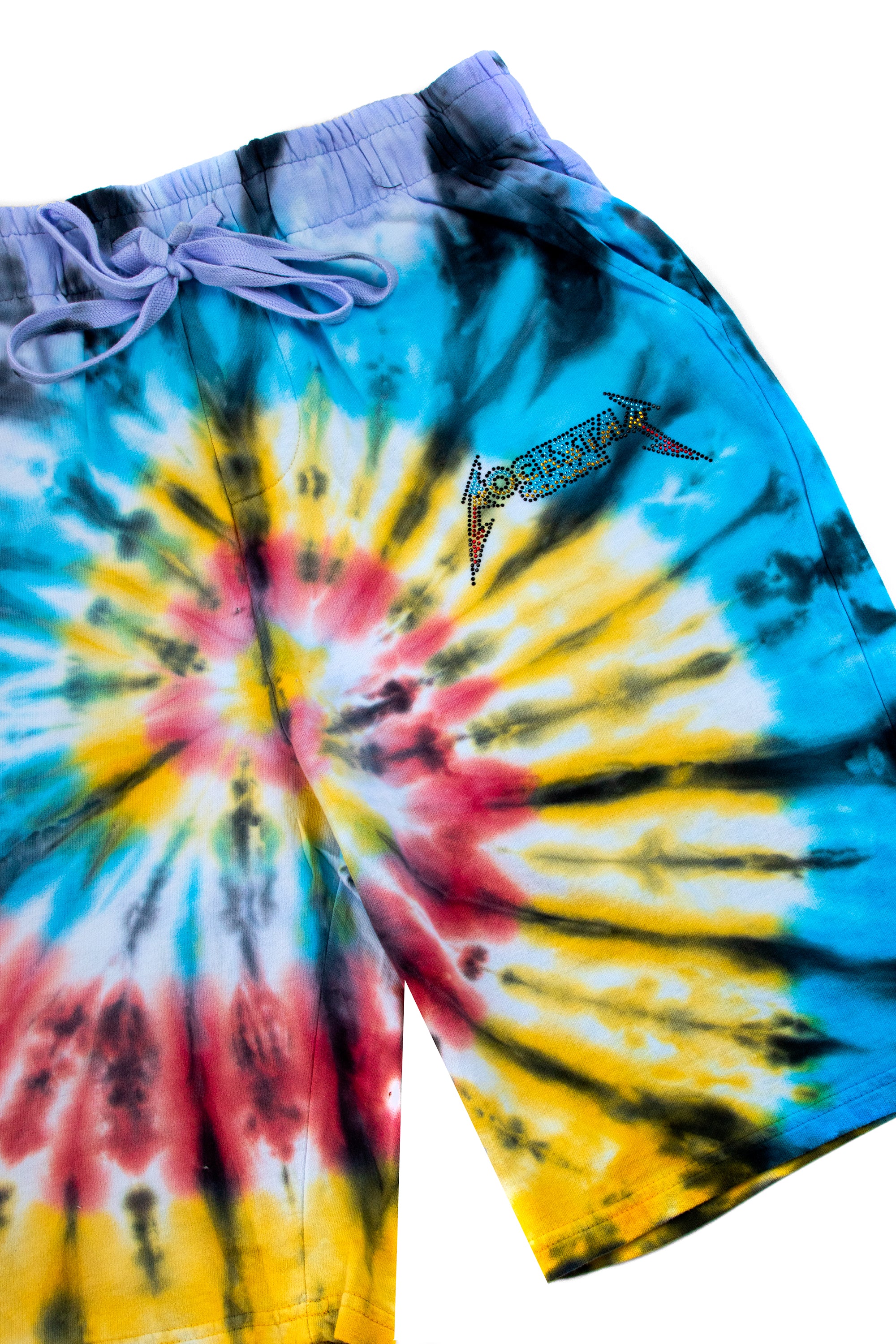 Vonham Tie Dye Short Set- Blk Multi - Image 10