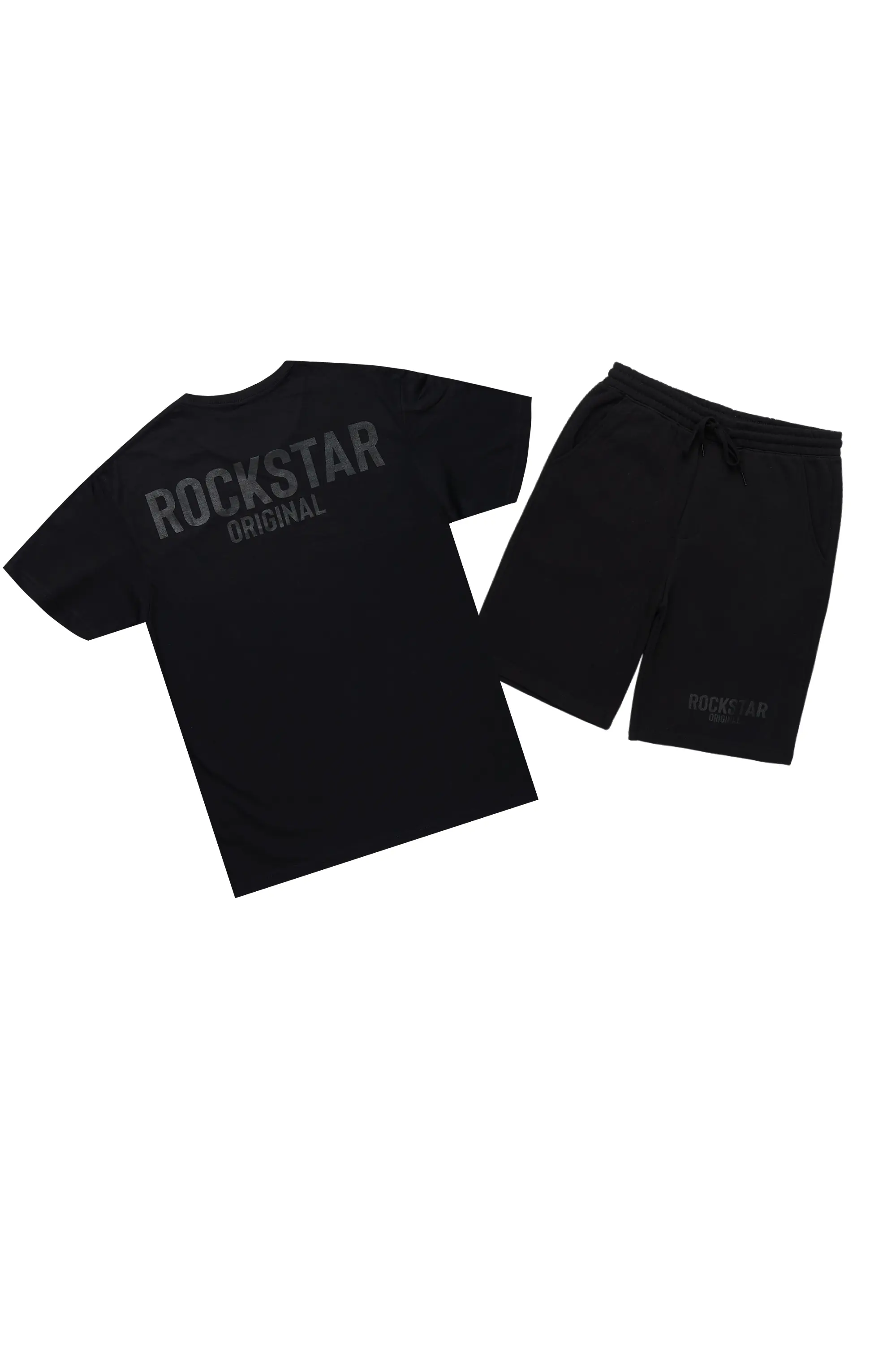 Sana Black Short Set