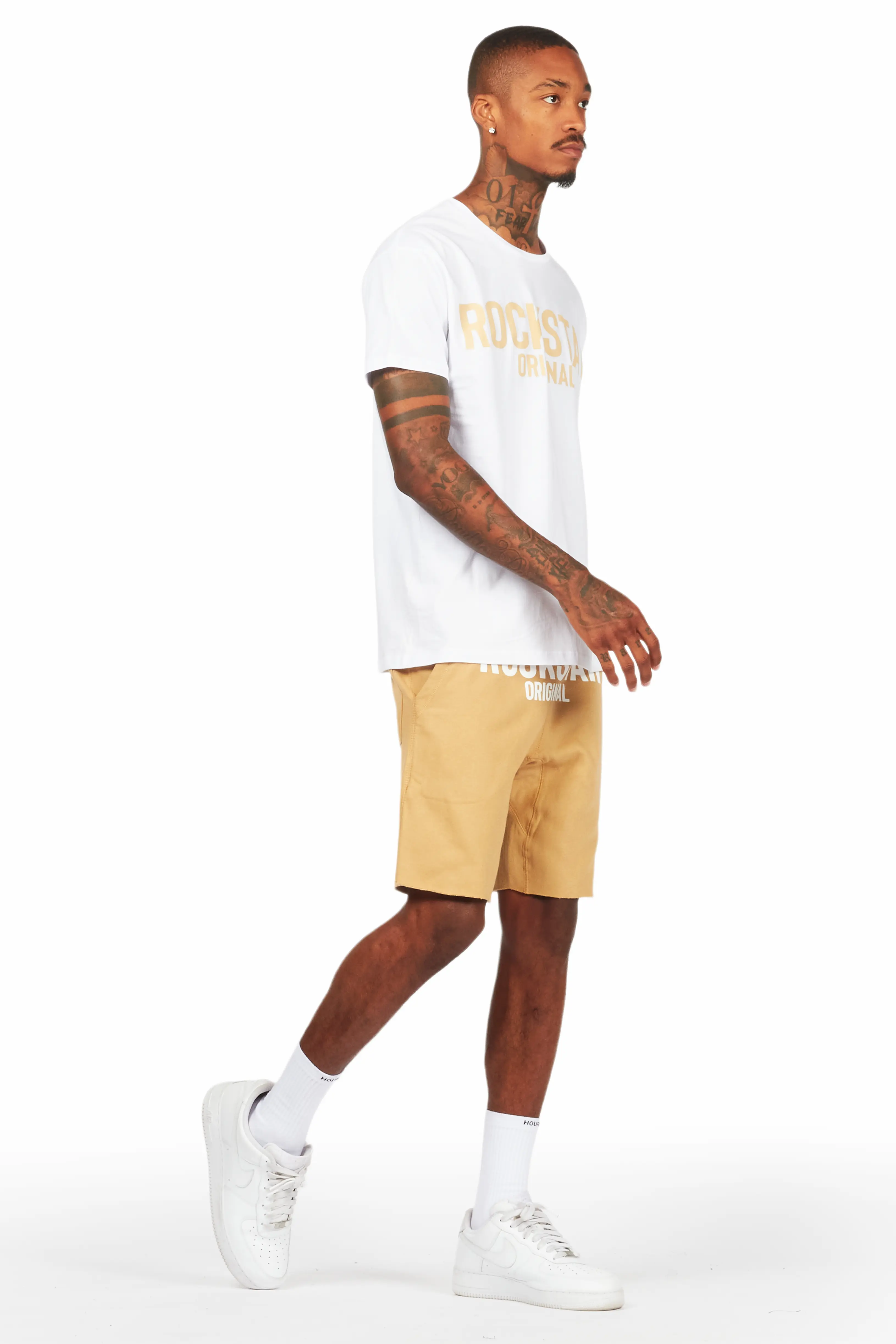 Sana White/Beige Short Set - Image 6