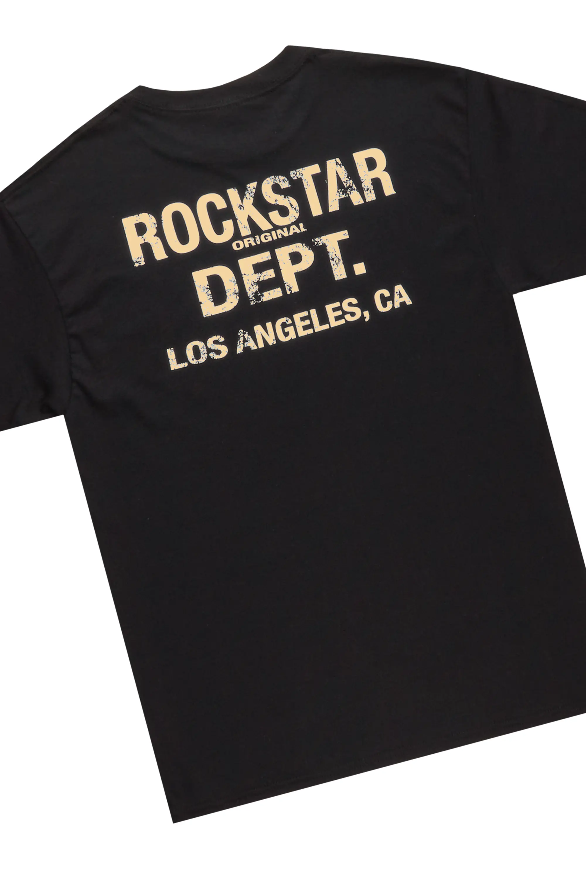 Lake Black T-Shirt & Ricky Tan PU Super Stacked Jean Bundle - Image 7