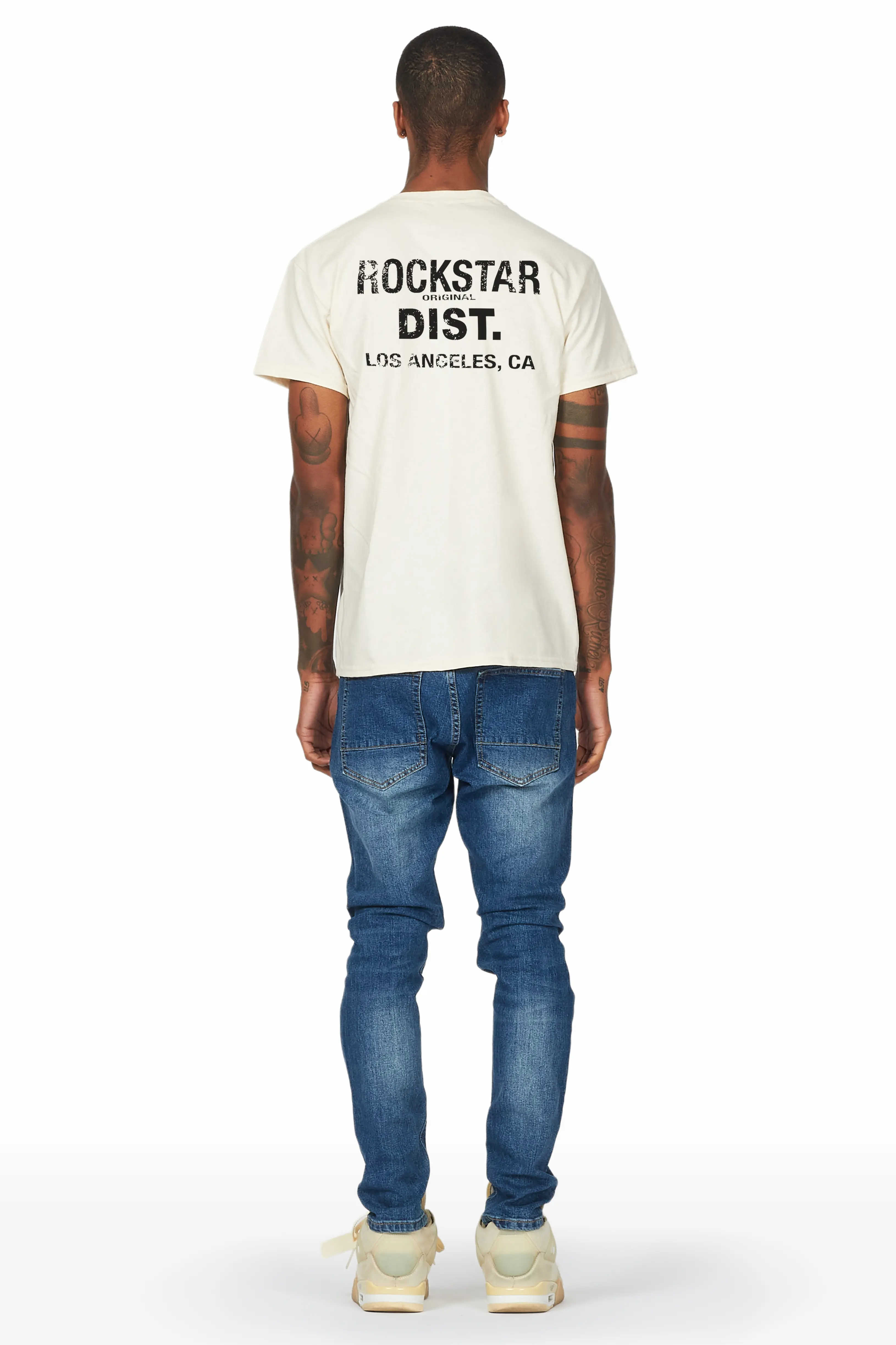 Lake Beige/Black T-Shirt/Slim Fit Jean Bundle - Image 4