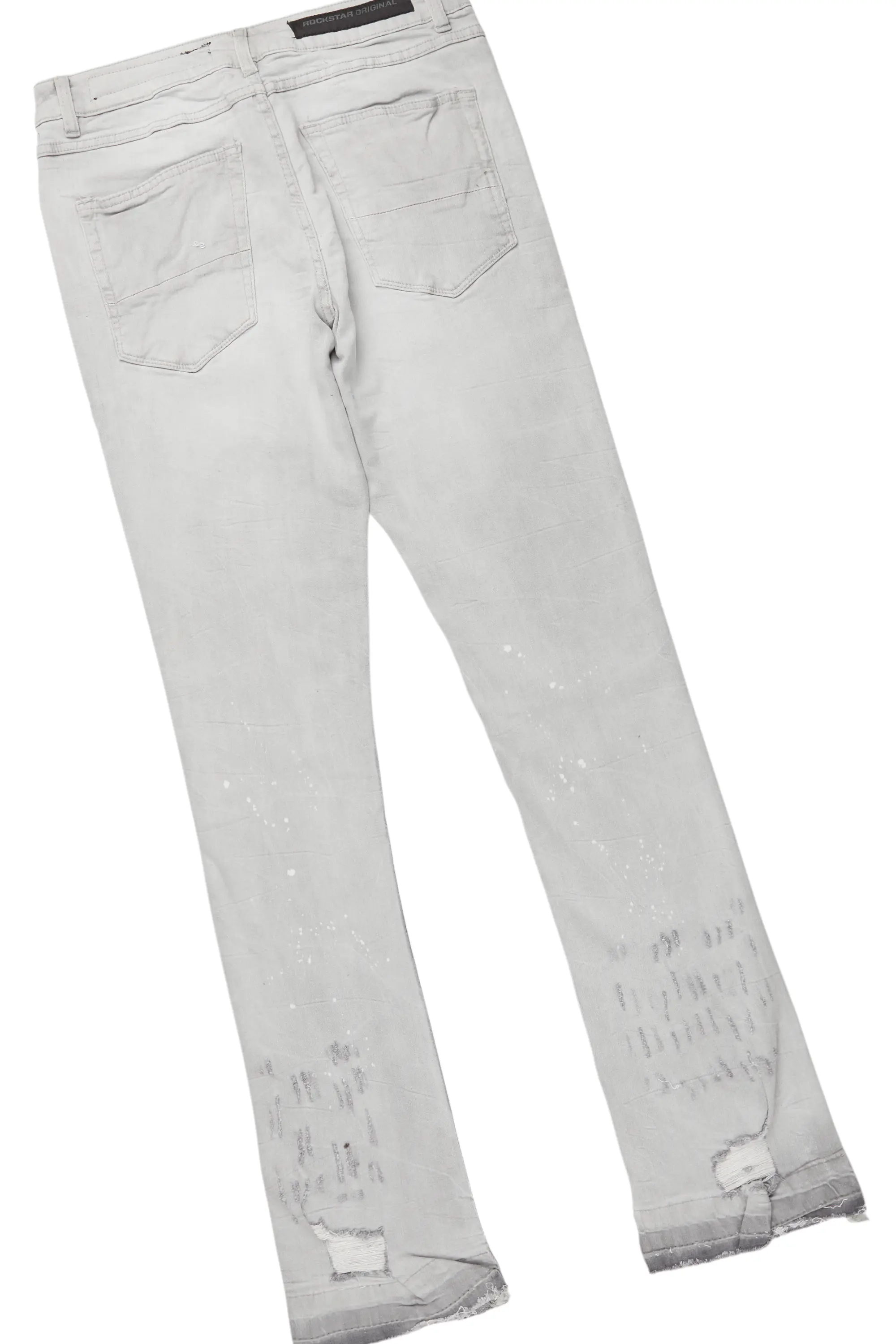 Beno Grey Hoodie/Stacked Flare Jean Set - Image 4