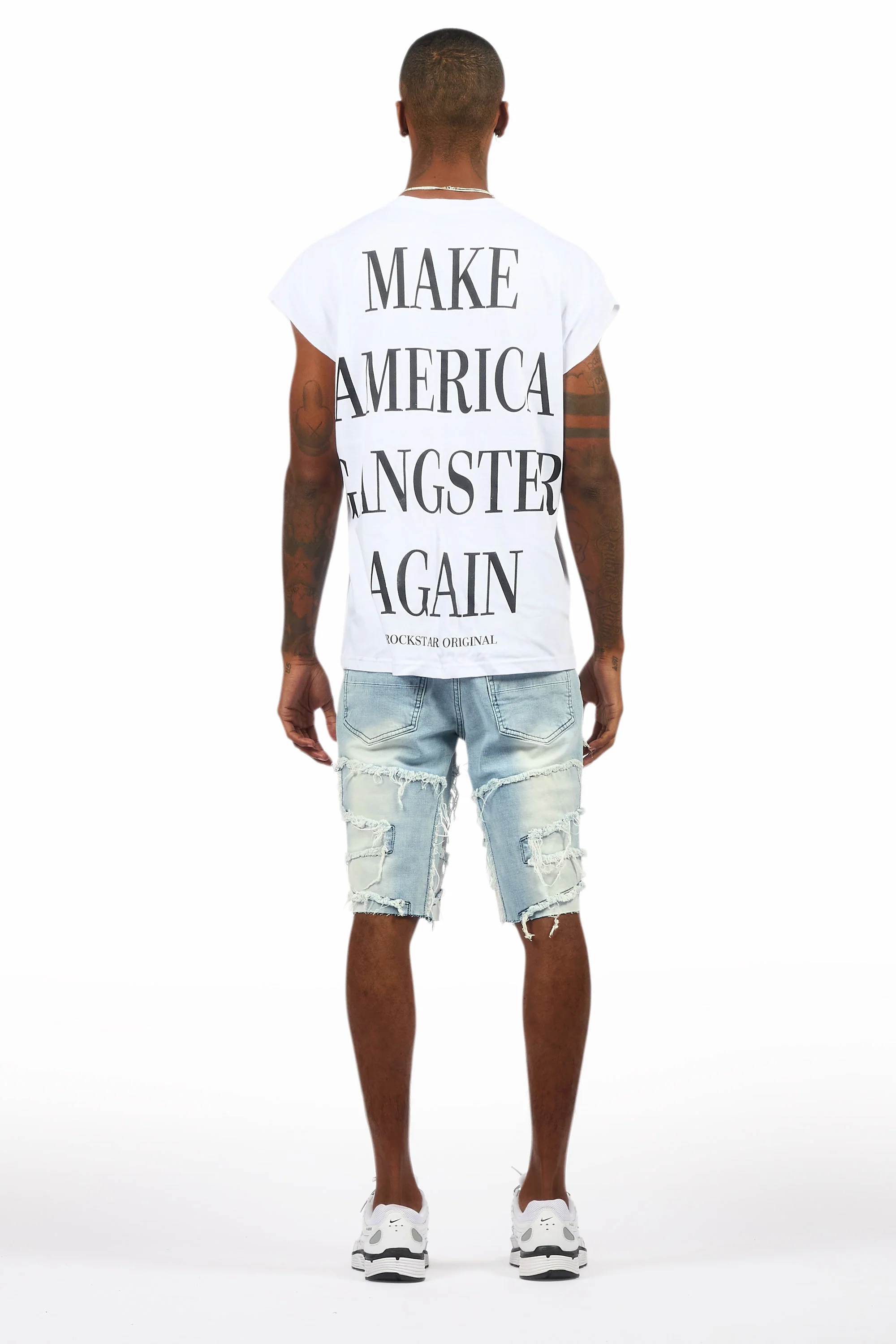 Shake Blue Denim Short - Image 6