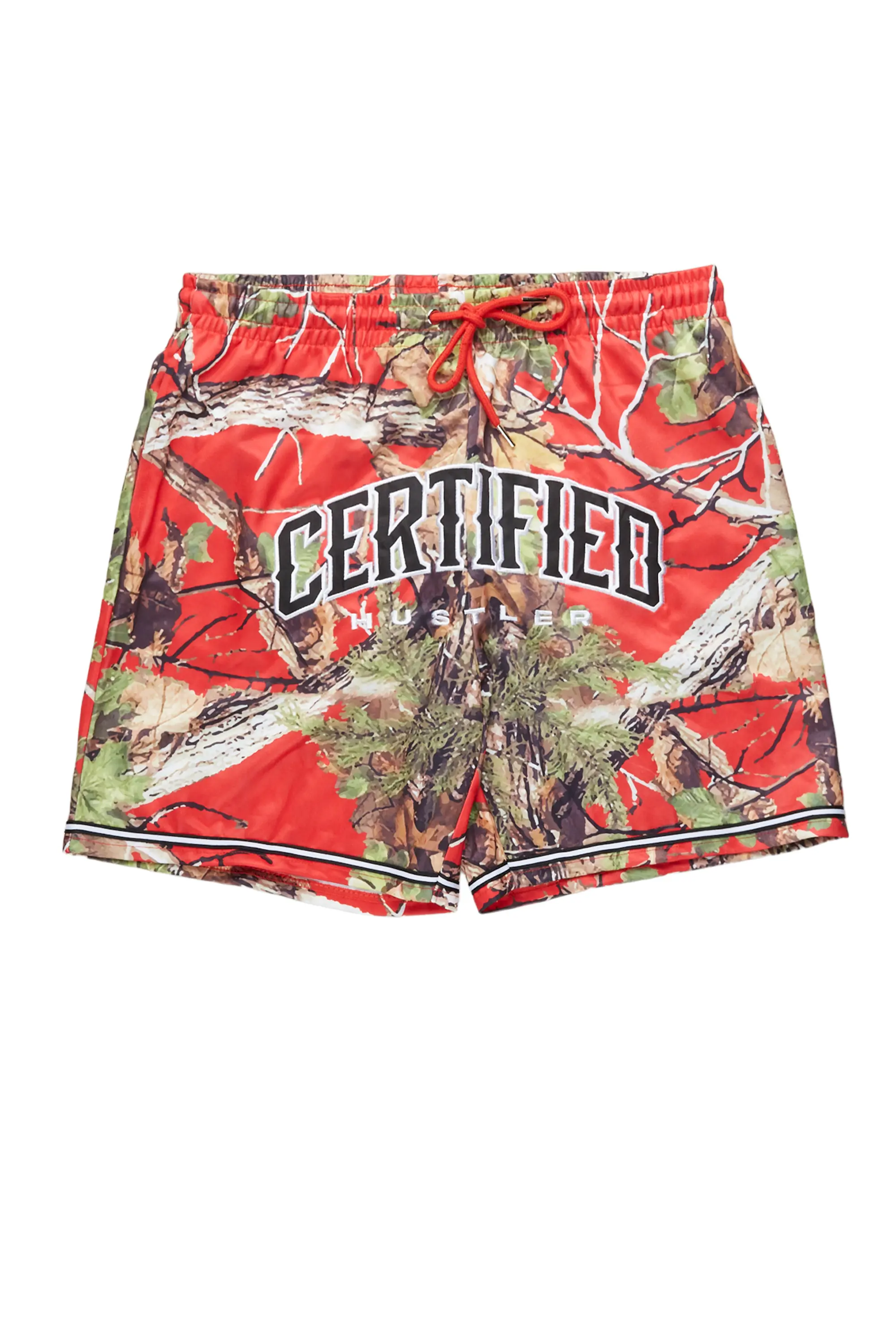 Ceri Red Graphic Short - Image 2