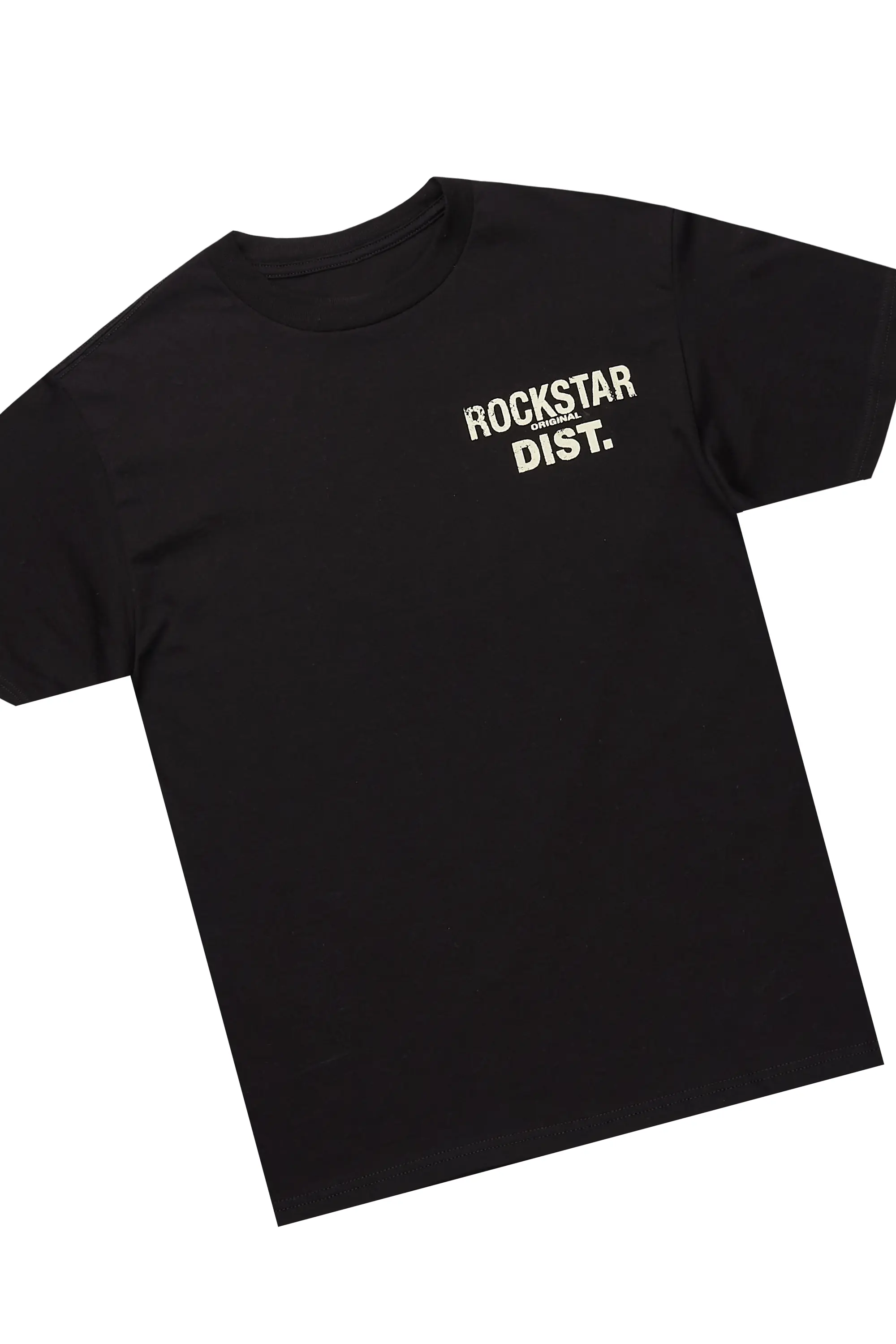 Lake Black/Beige T-Shirt/Tapestry Short Set - Image 7