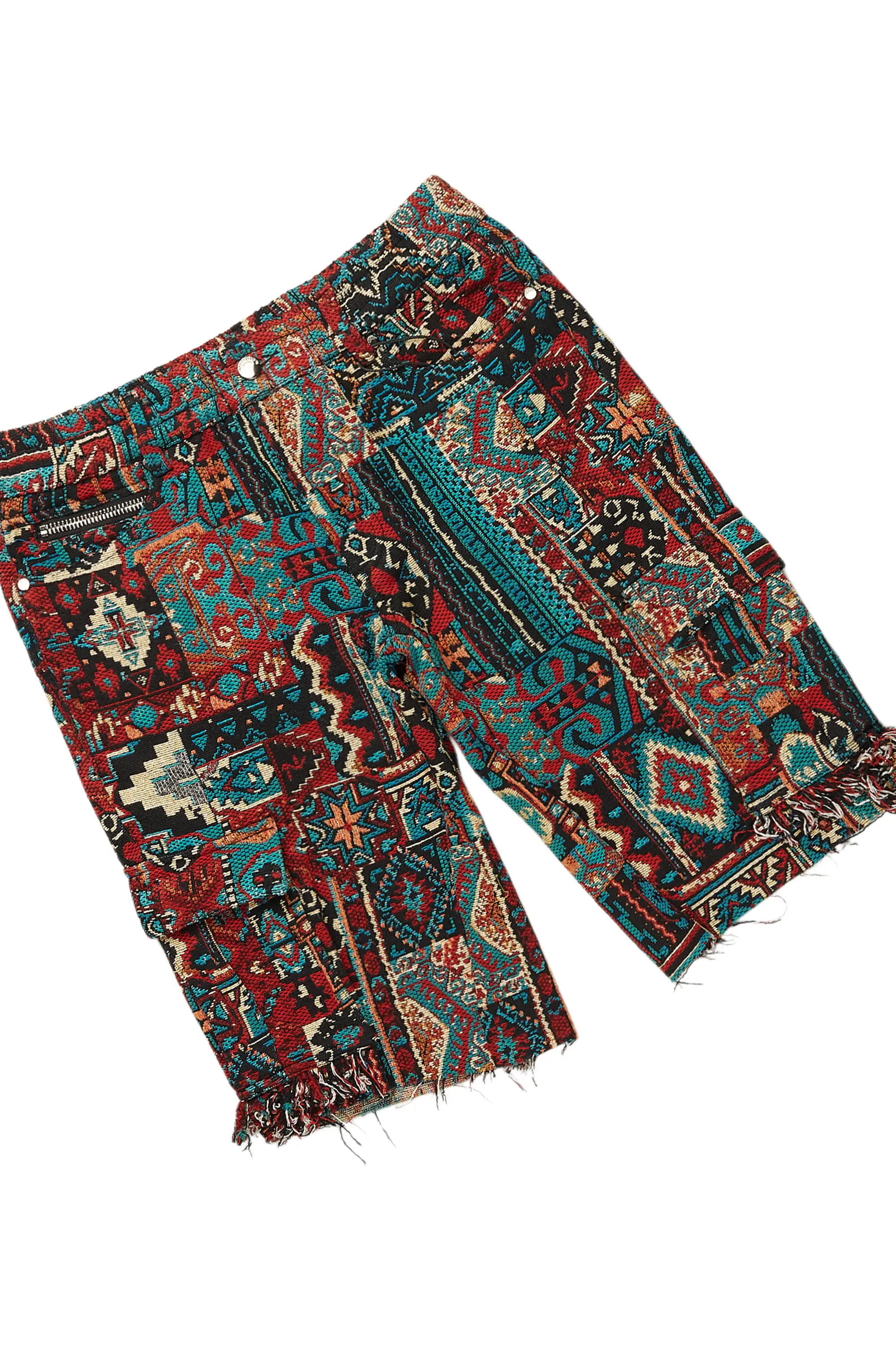 Lake Burgundy T-Shirt/Tapestry Short Set - Image 9