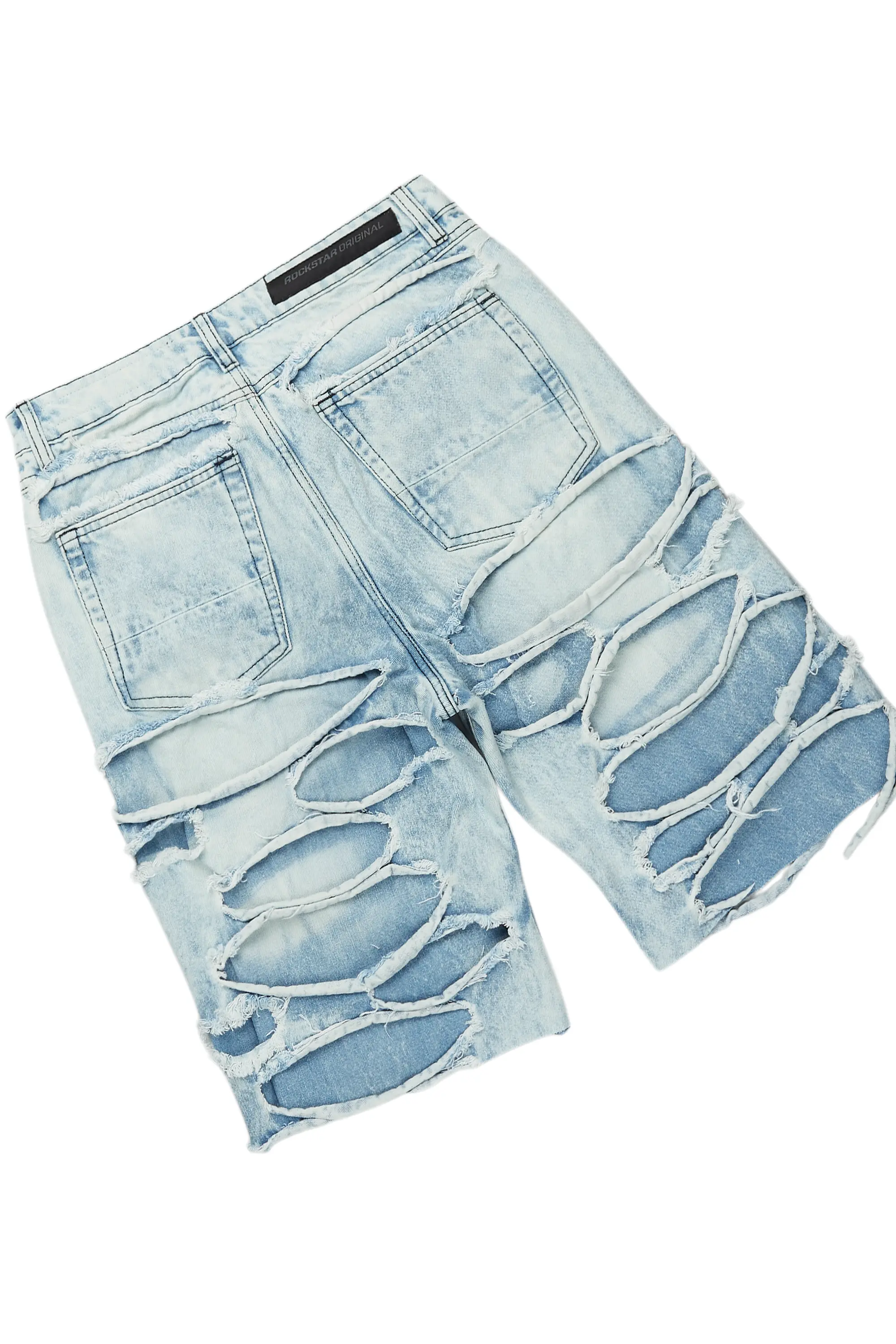 Grill White/Blue T-Shirt/Denim Short Set - Image 8