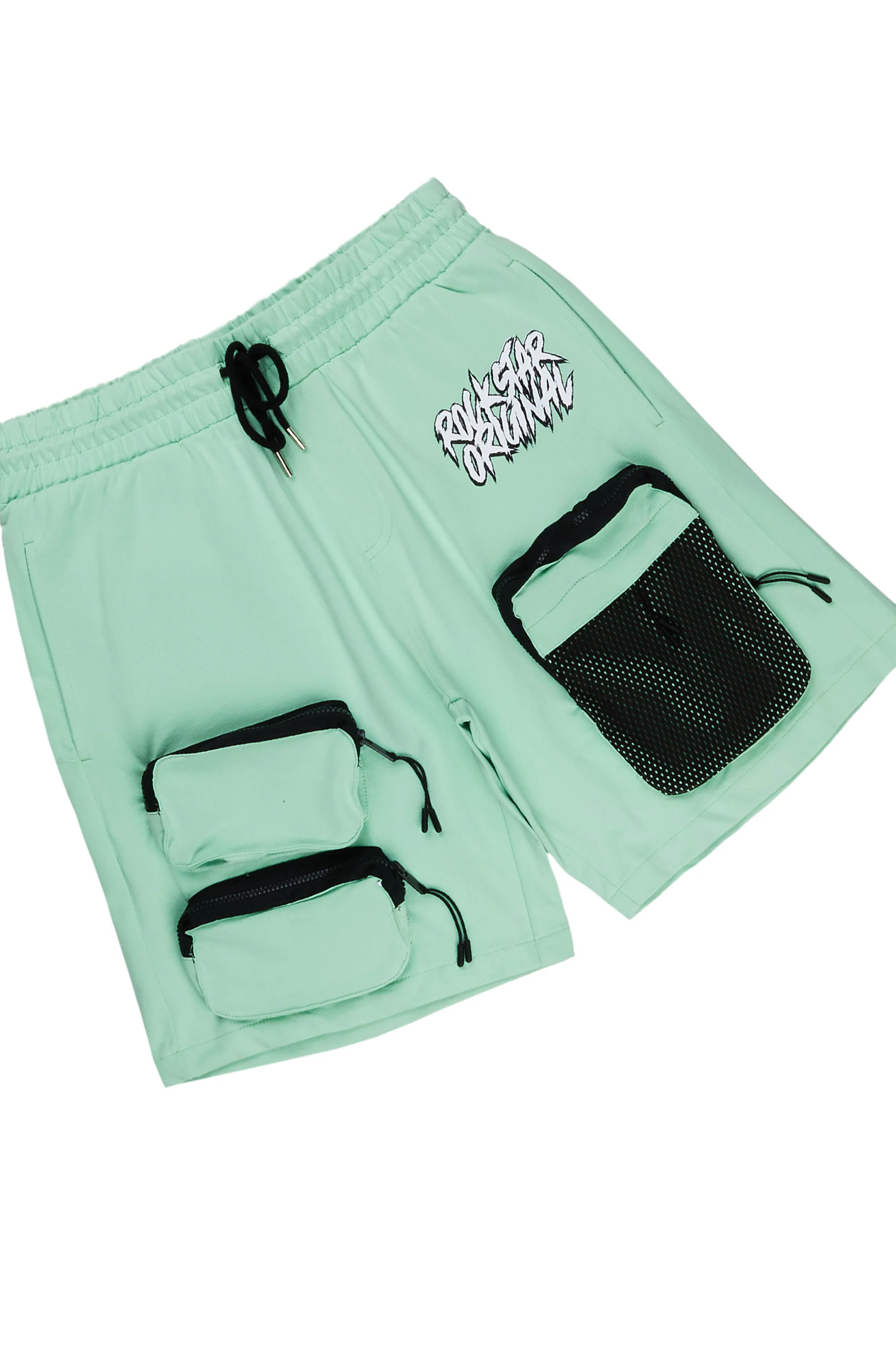 Zustrand White/Green T-Shirt Short Set - Image 3