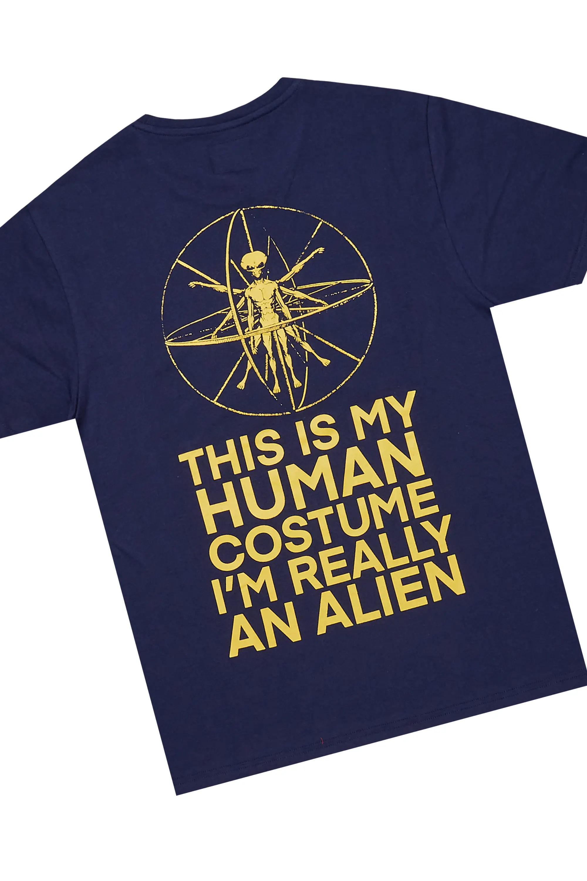 Yarden Navy T-Shirt/Short Set - Image 9