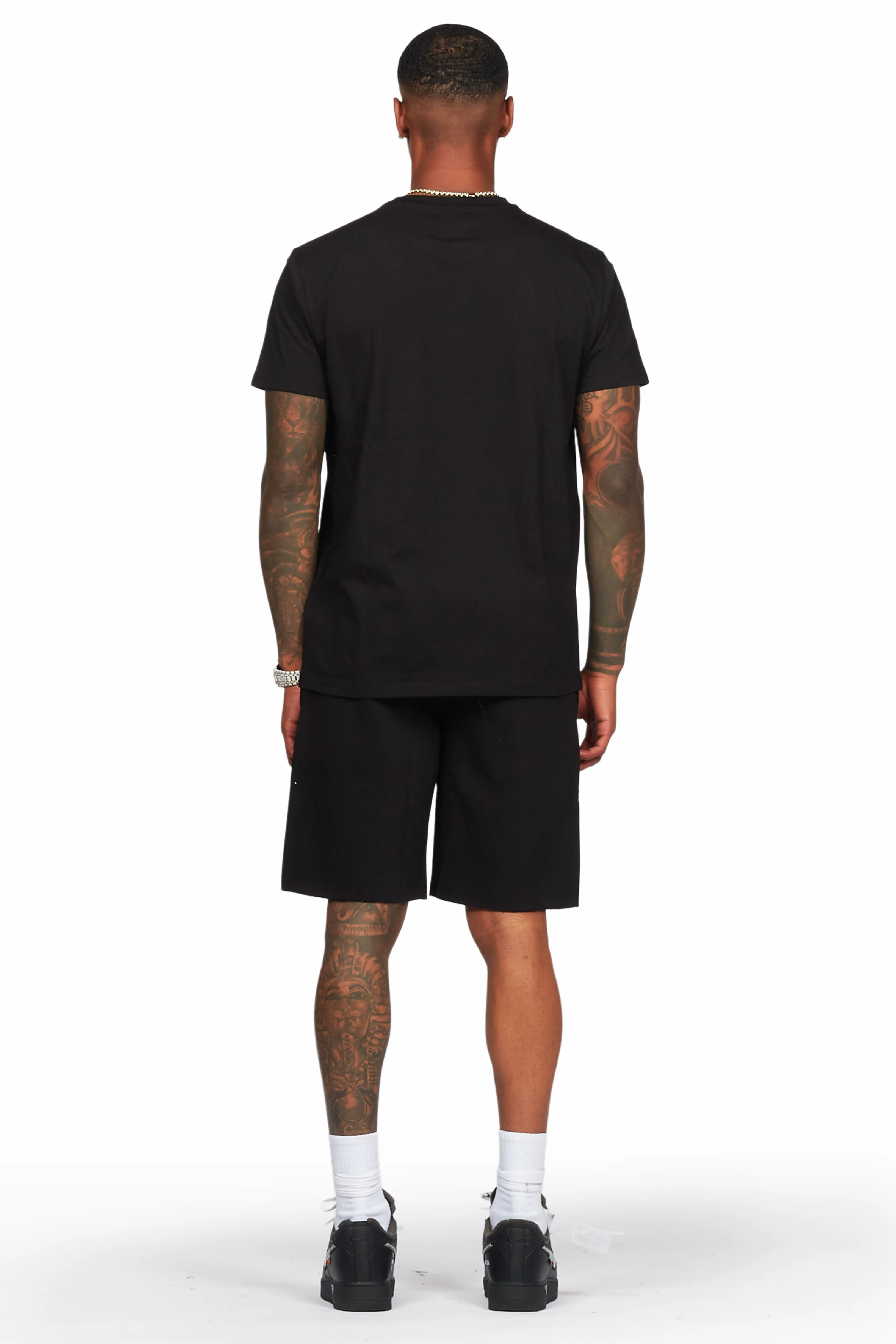 Murdra Black T-Shirt/Short Set - Image 4