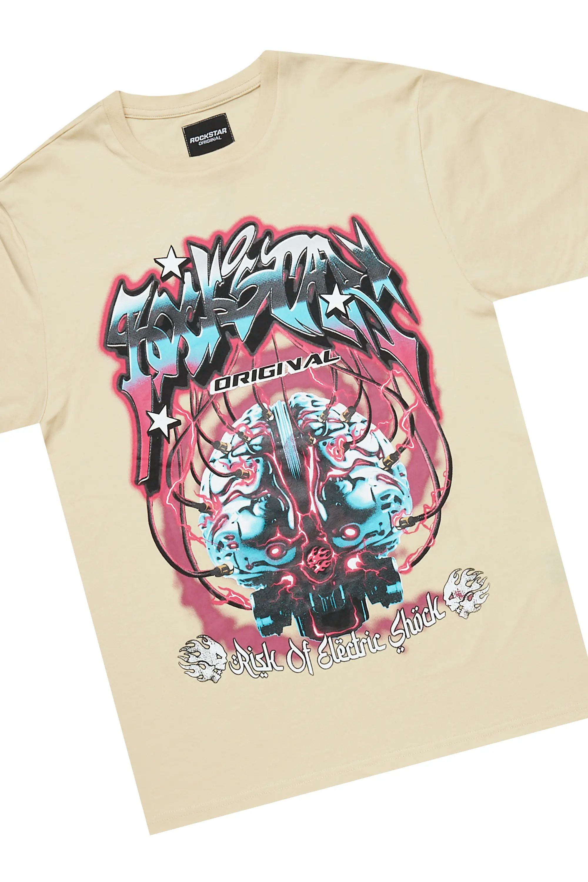 Lucy Beige T-Shirt/Short Set - Image 7