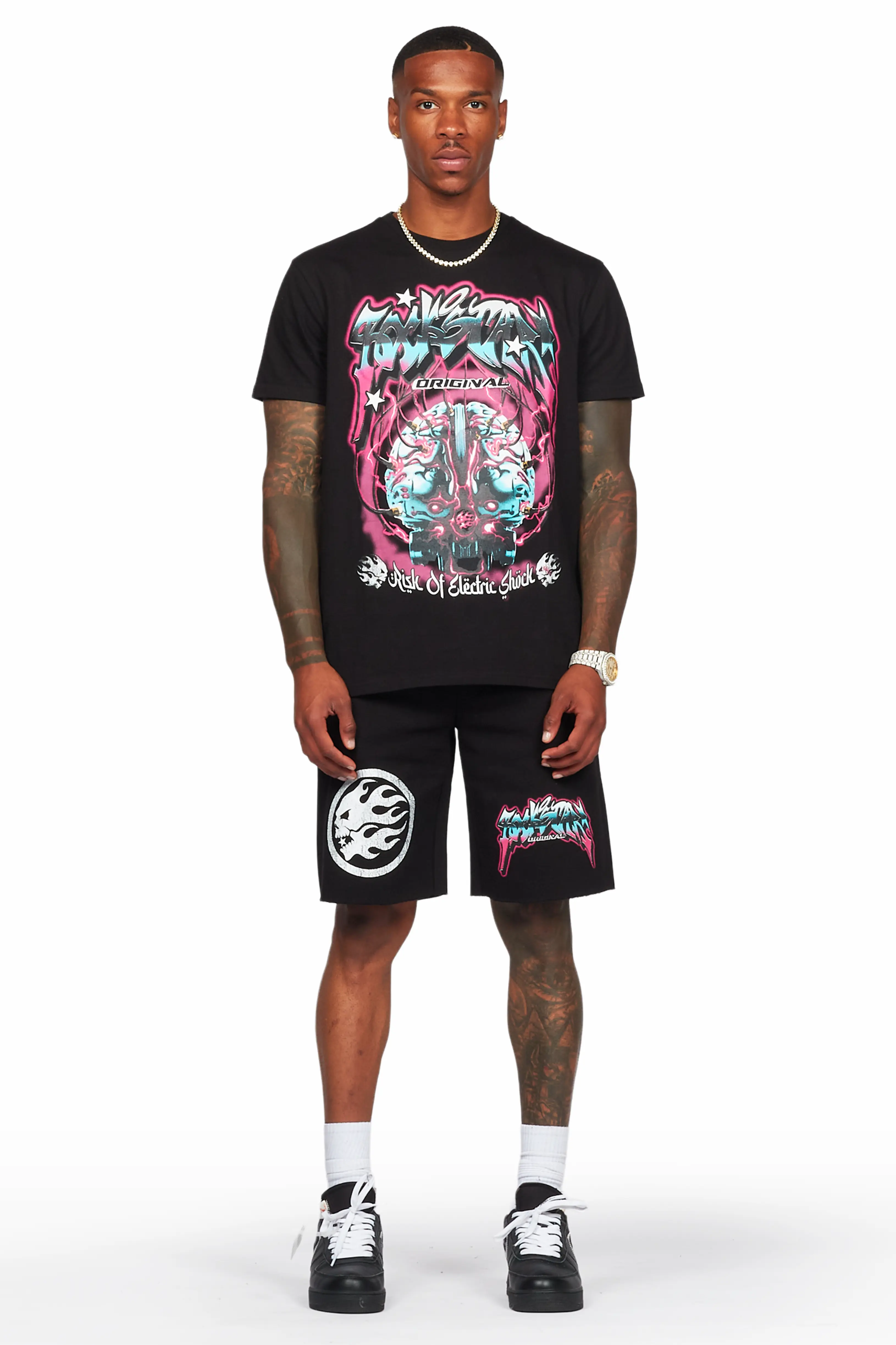 Lucy Black T-Shirt/Short Set - Image 2