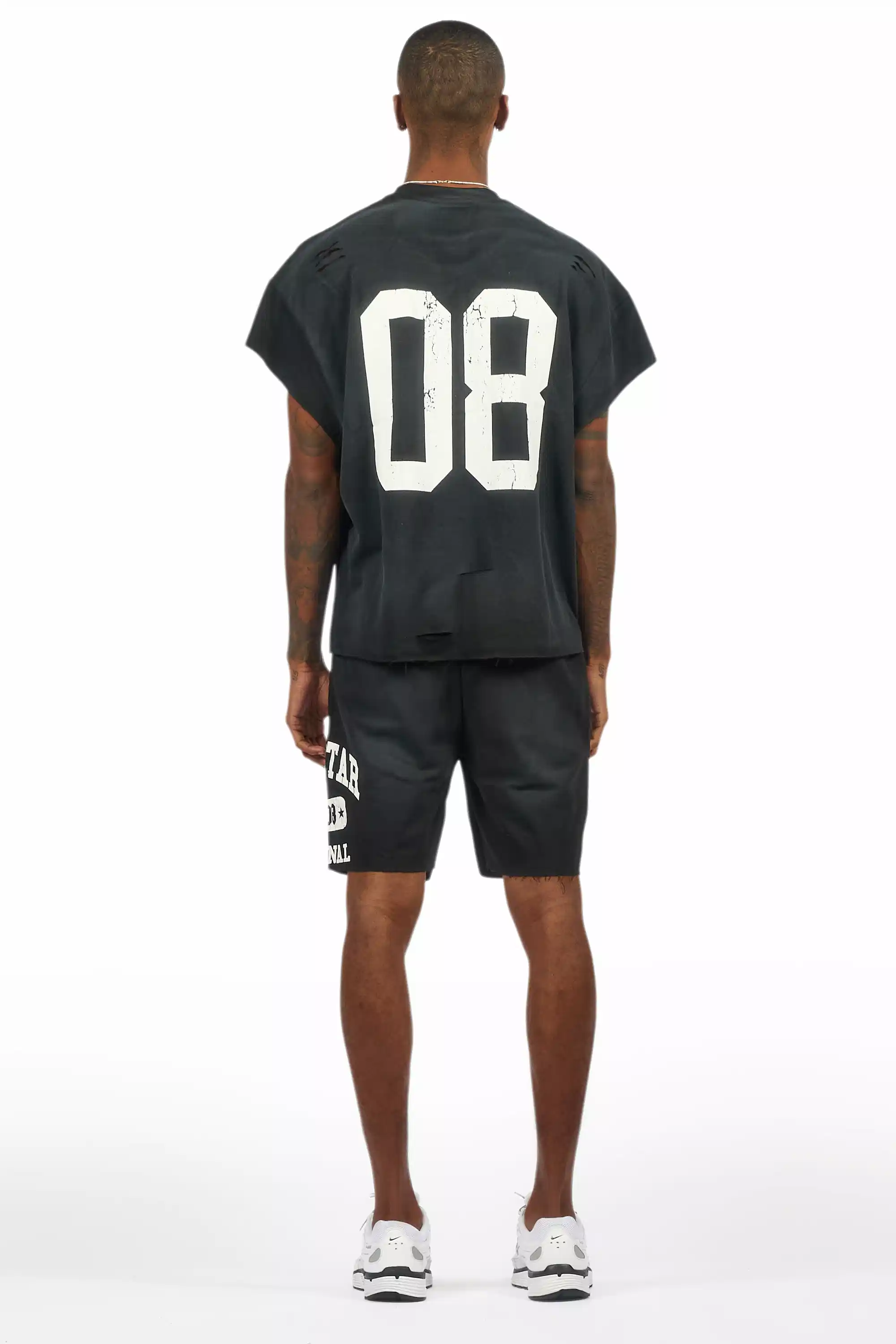 Uppercut Black T-Shirt/Short Set - Image 4