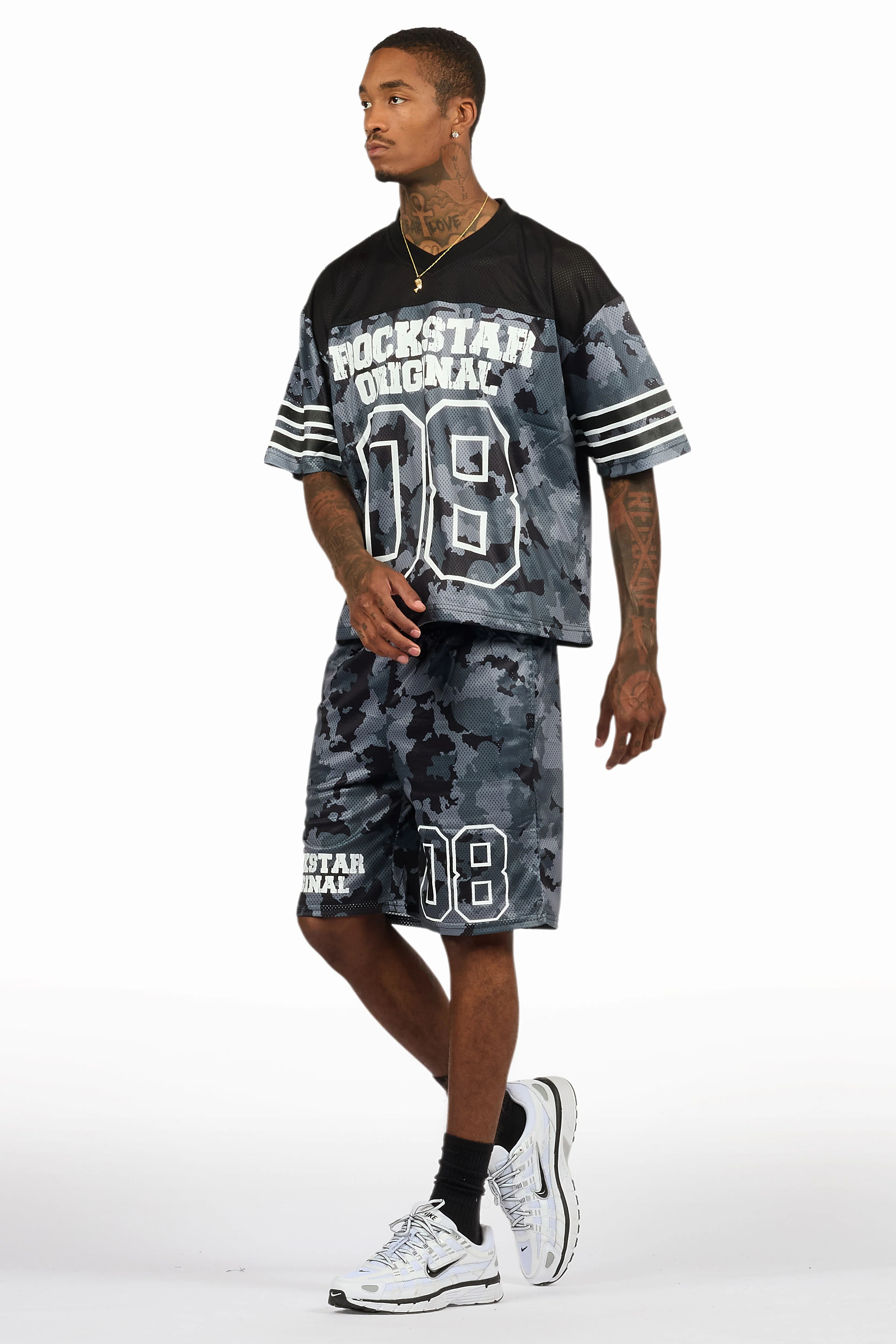 Fero Black T-Shirt/Short Set - Image 7