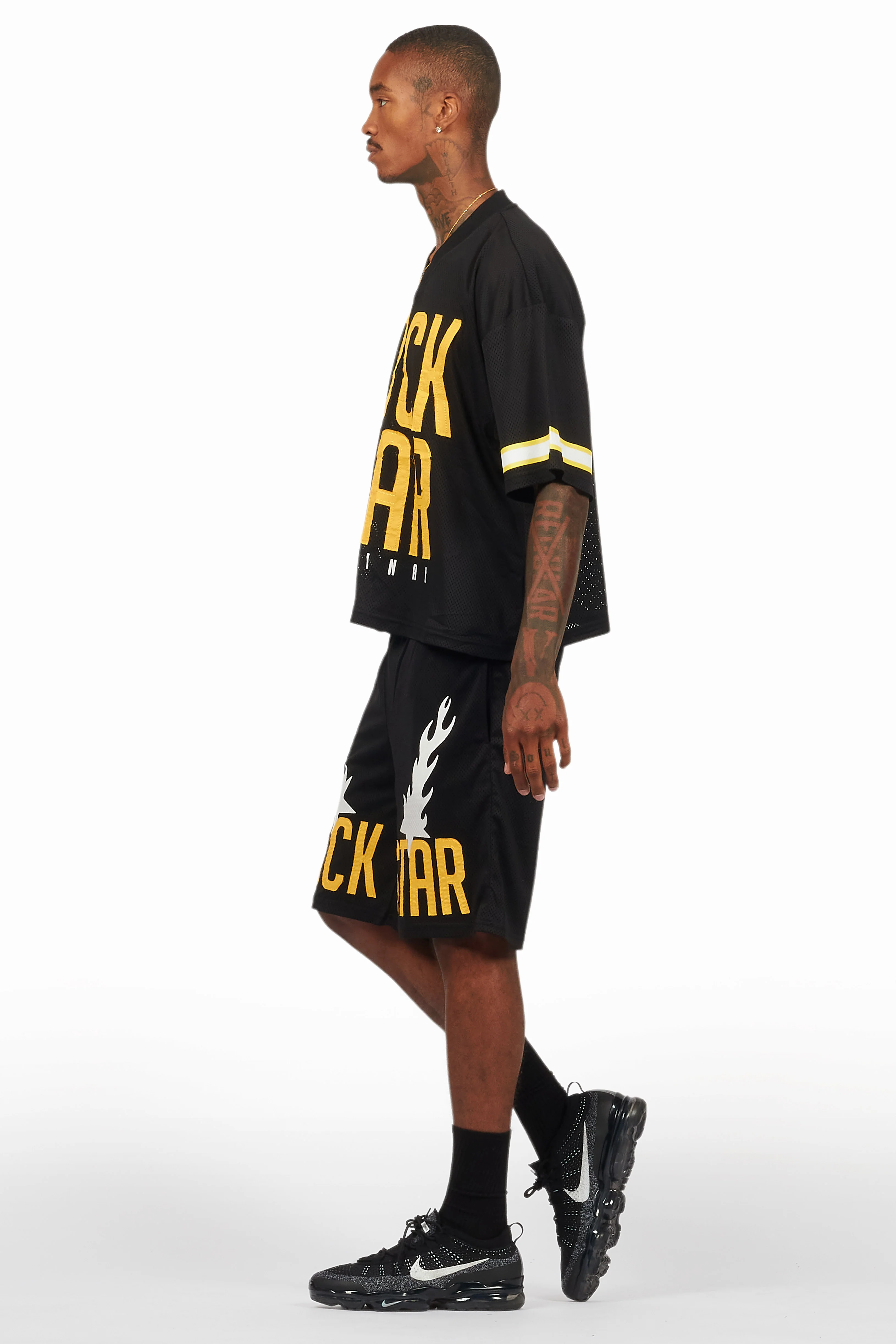 Climi Black T-Shirt/Short Set - Image 5
